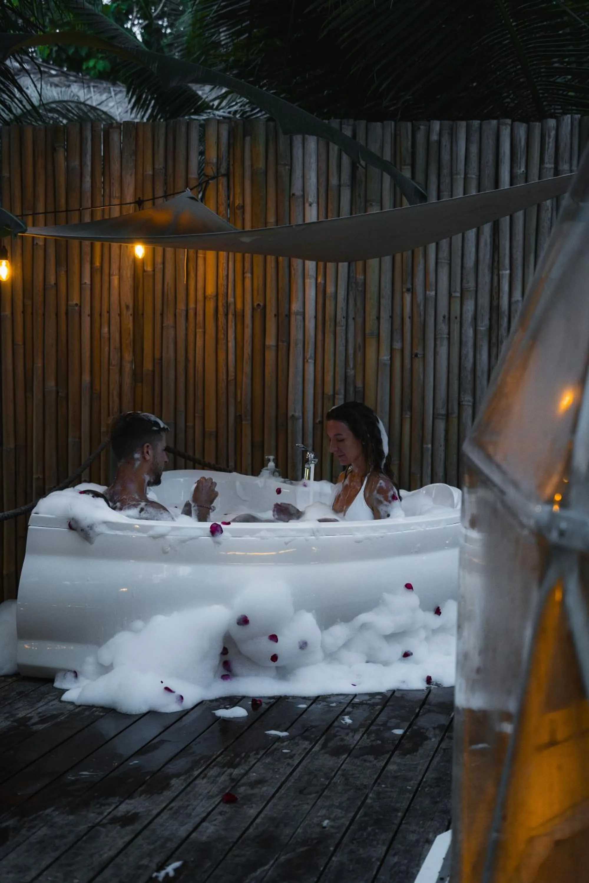 People in La Royale Nusa Penida