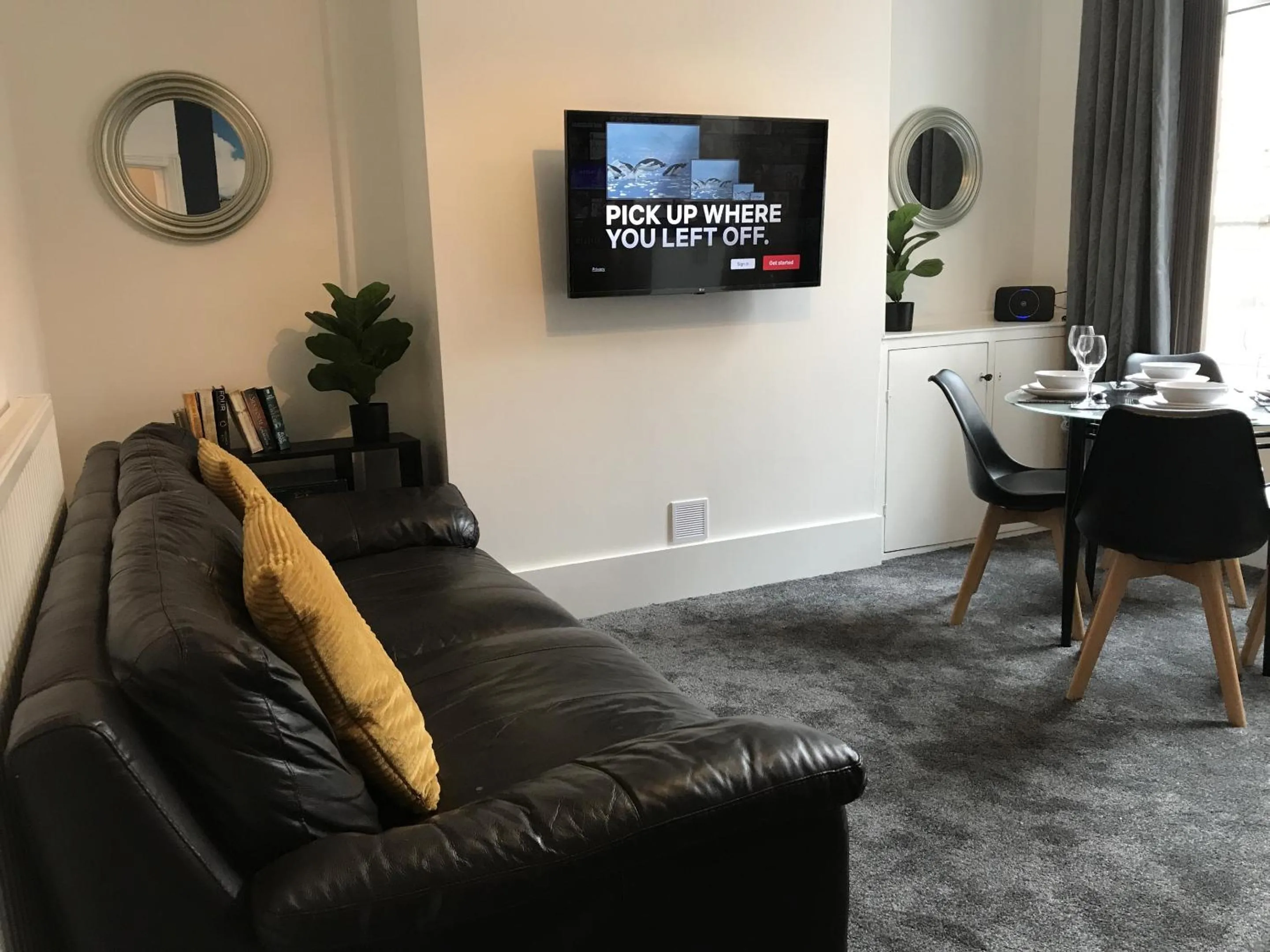 Living room in Bright Spacious 3-bed with office & patio, Preston