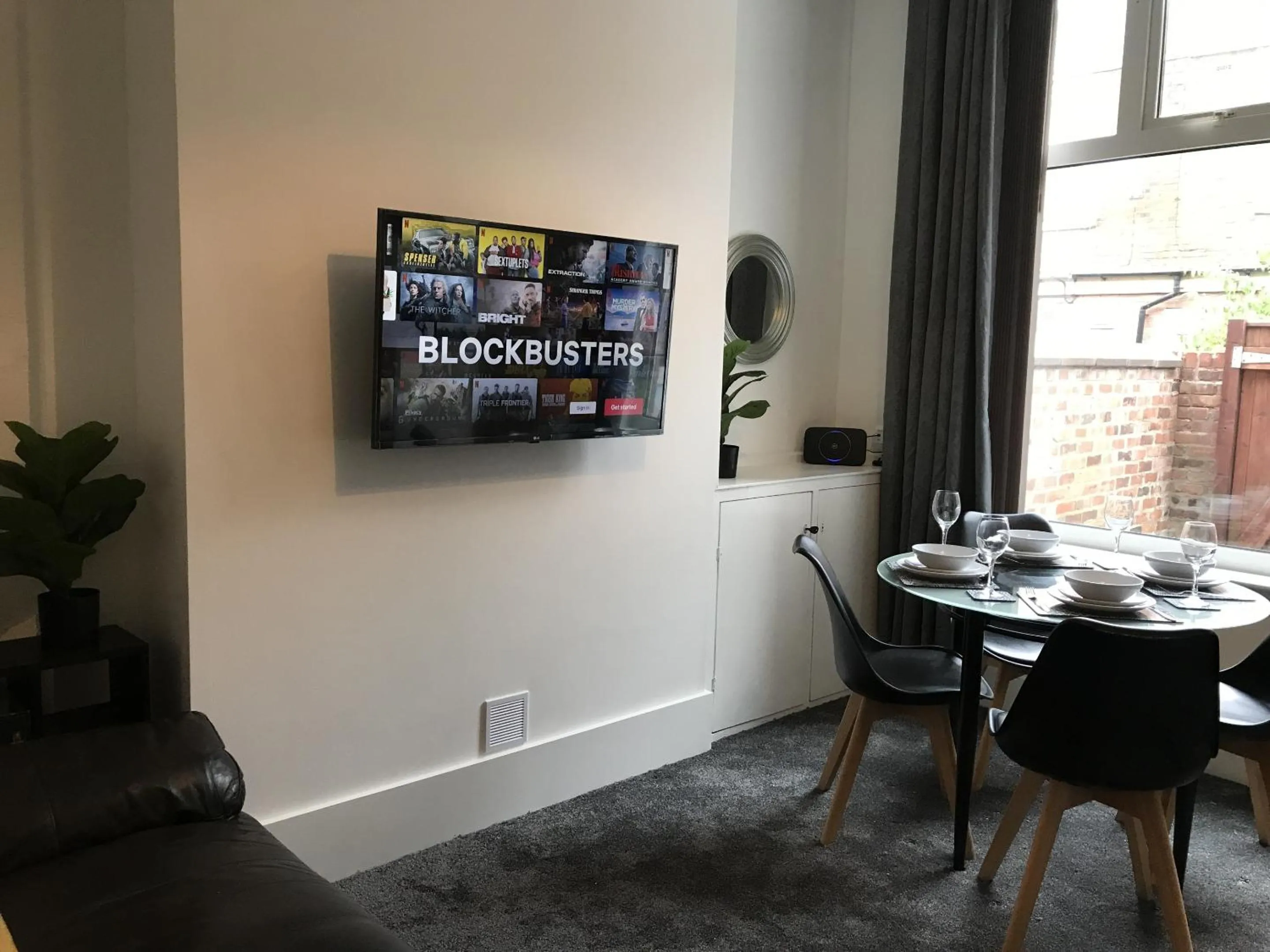 Living room in Bright Spacious 3-bed with office & patio, Preston