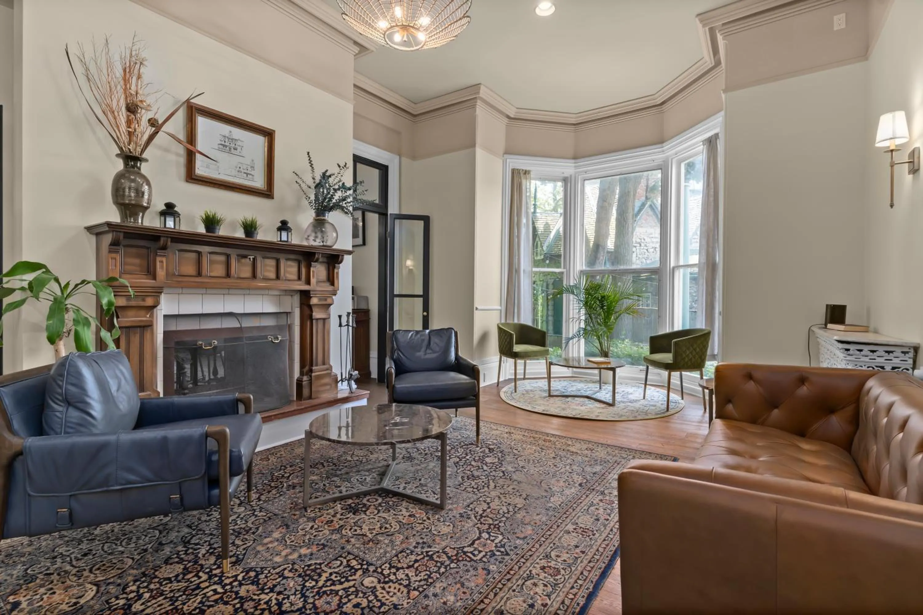 Living room in Hochelaga Inn