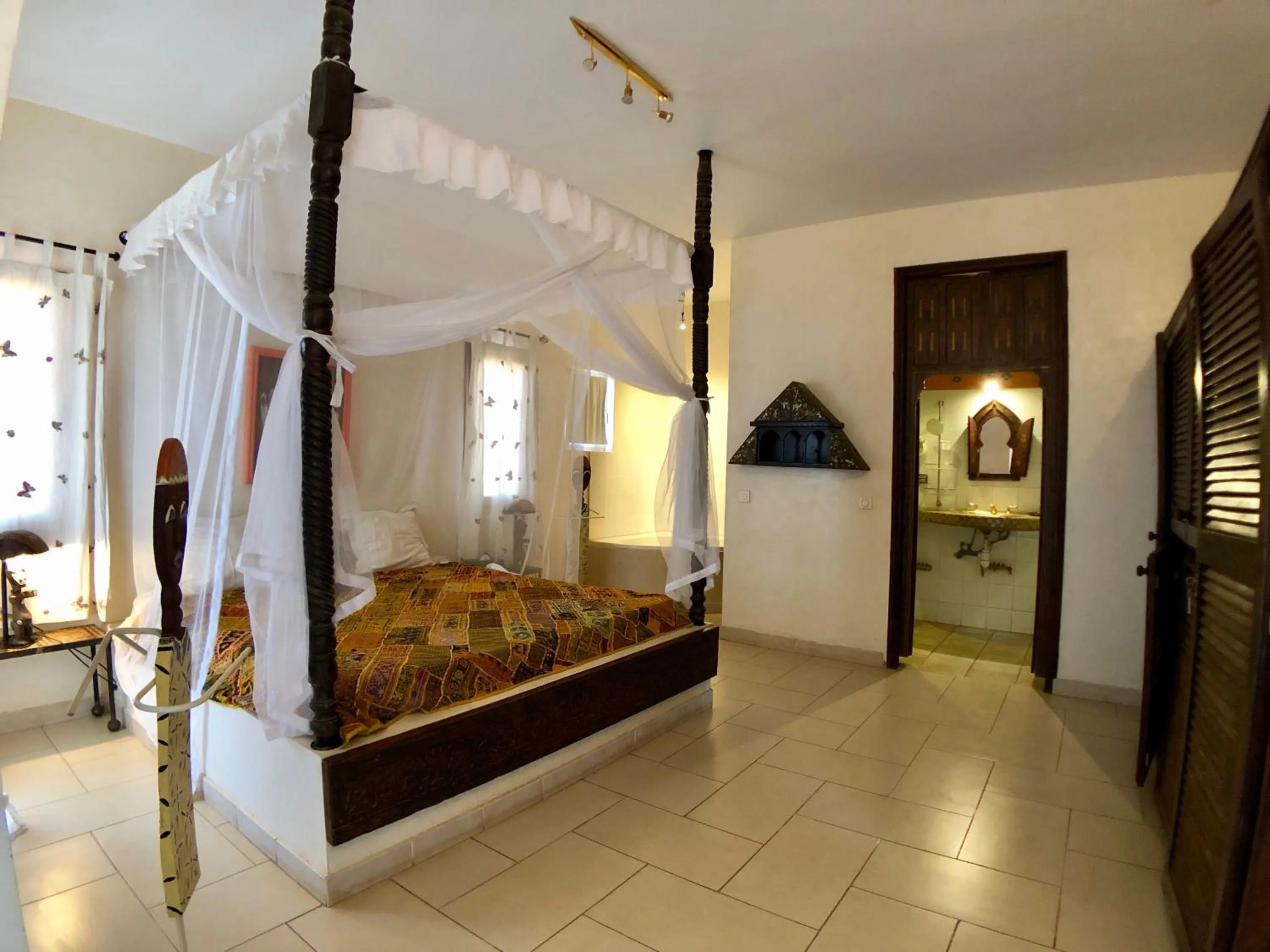 Bed in HOTEL Le Clos Des Papillons