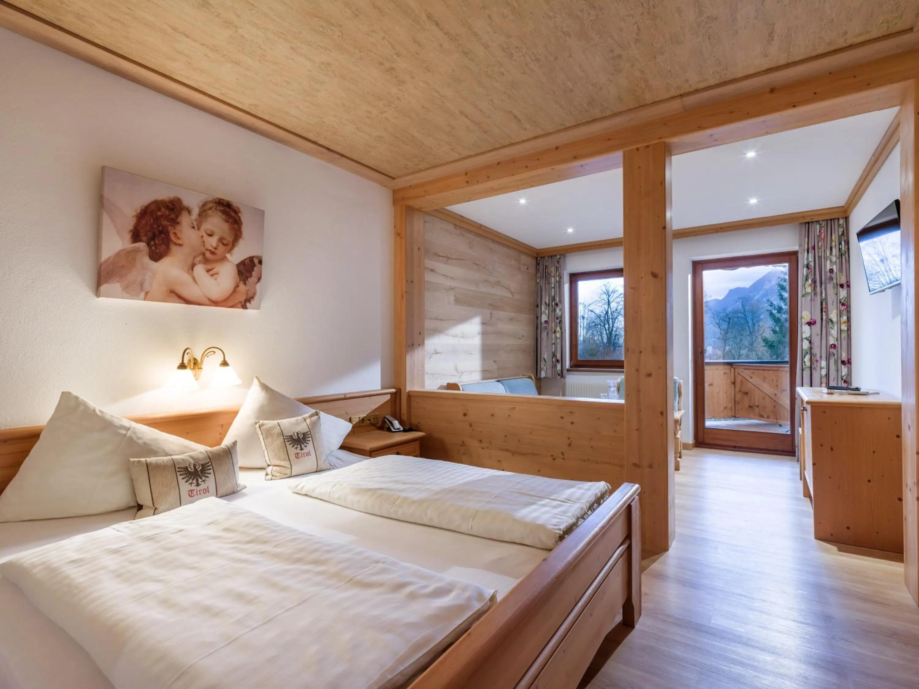 Bed in Hotel Gasthof Felsenkeller