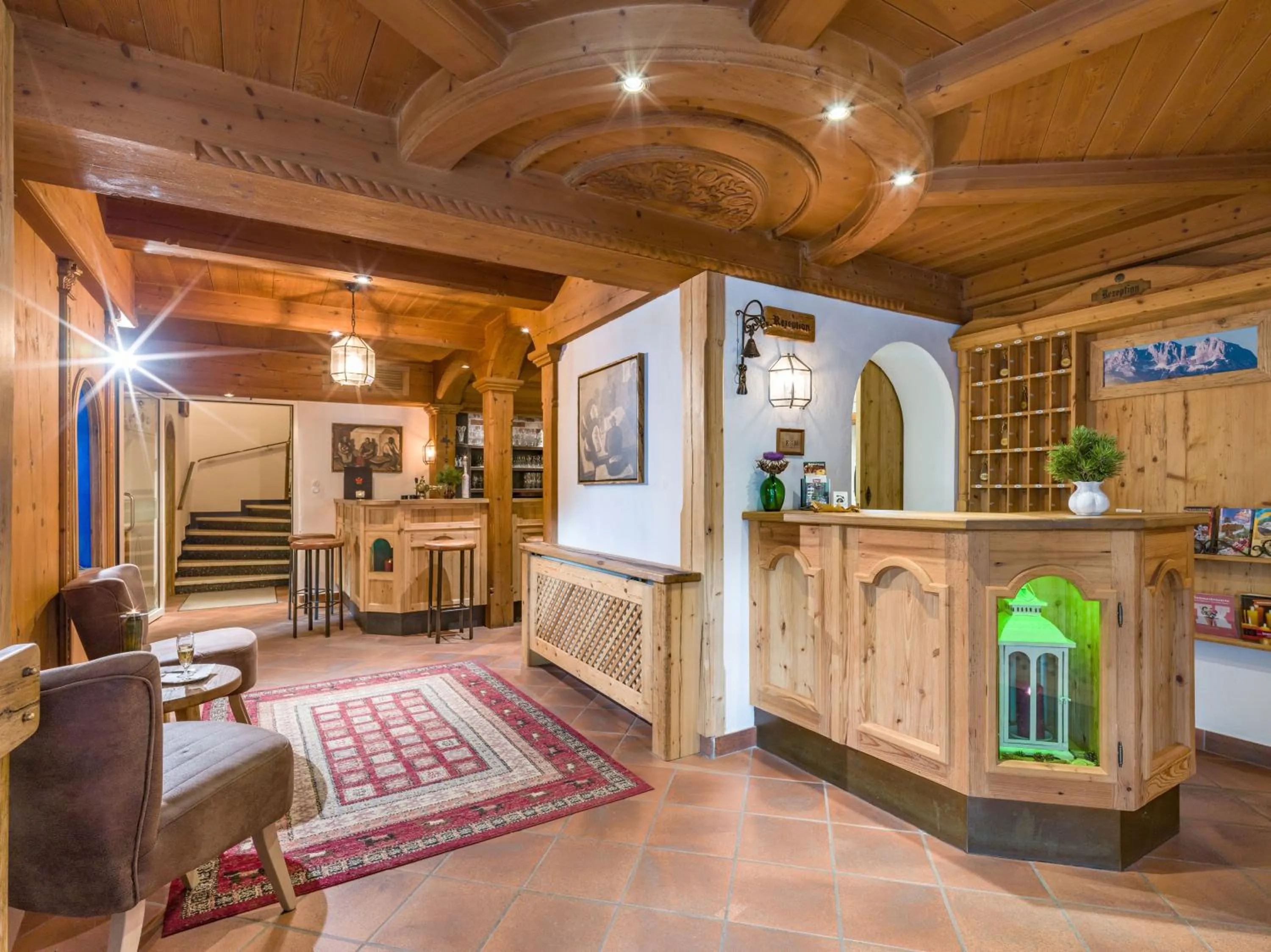 Lobby or reception in Hotel Gasthof Felsenkeller