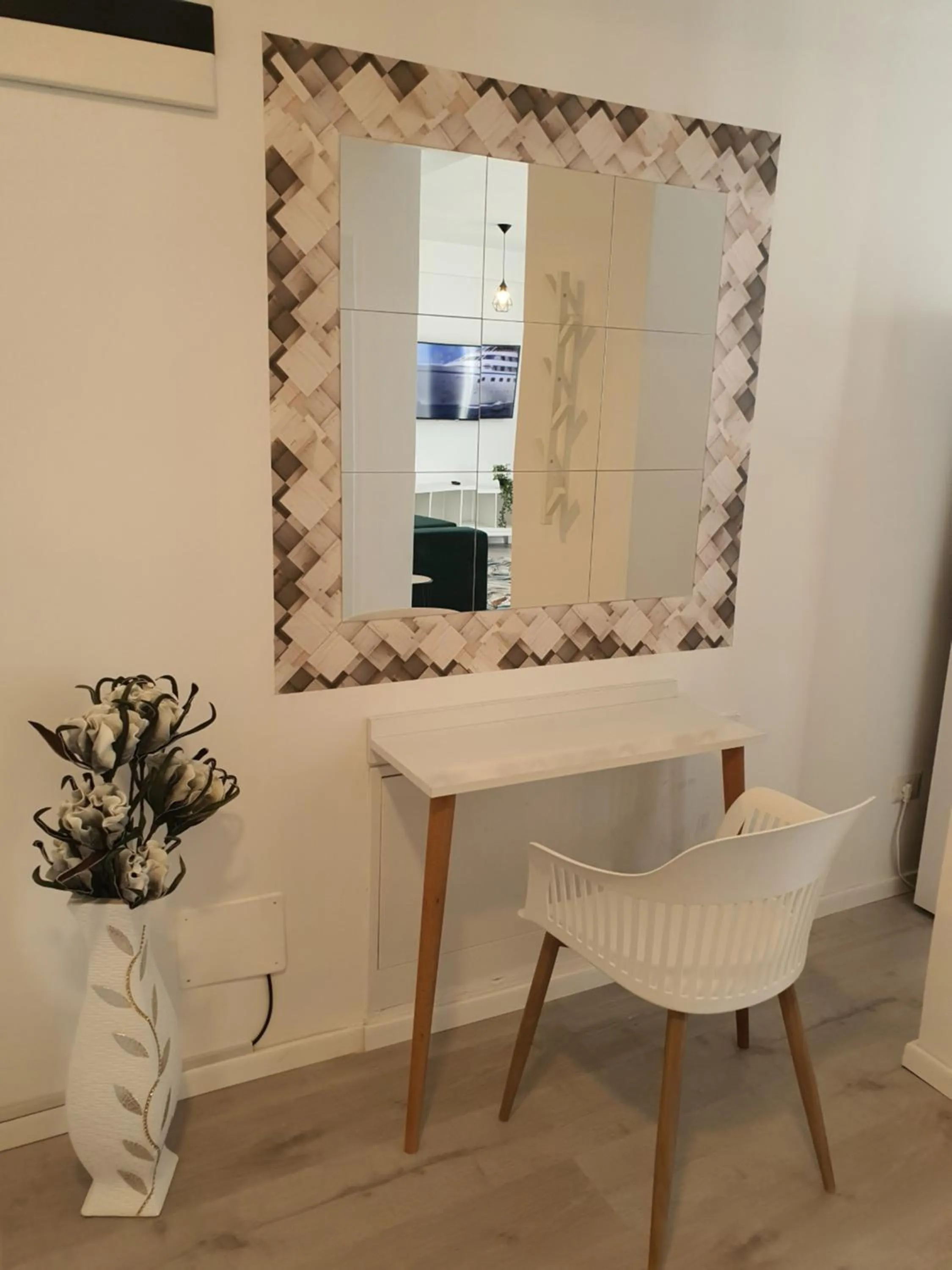 Seating area in Grey Residence Apartments