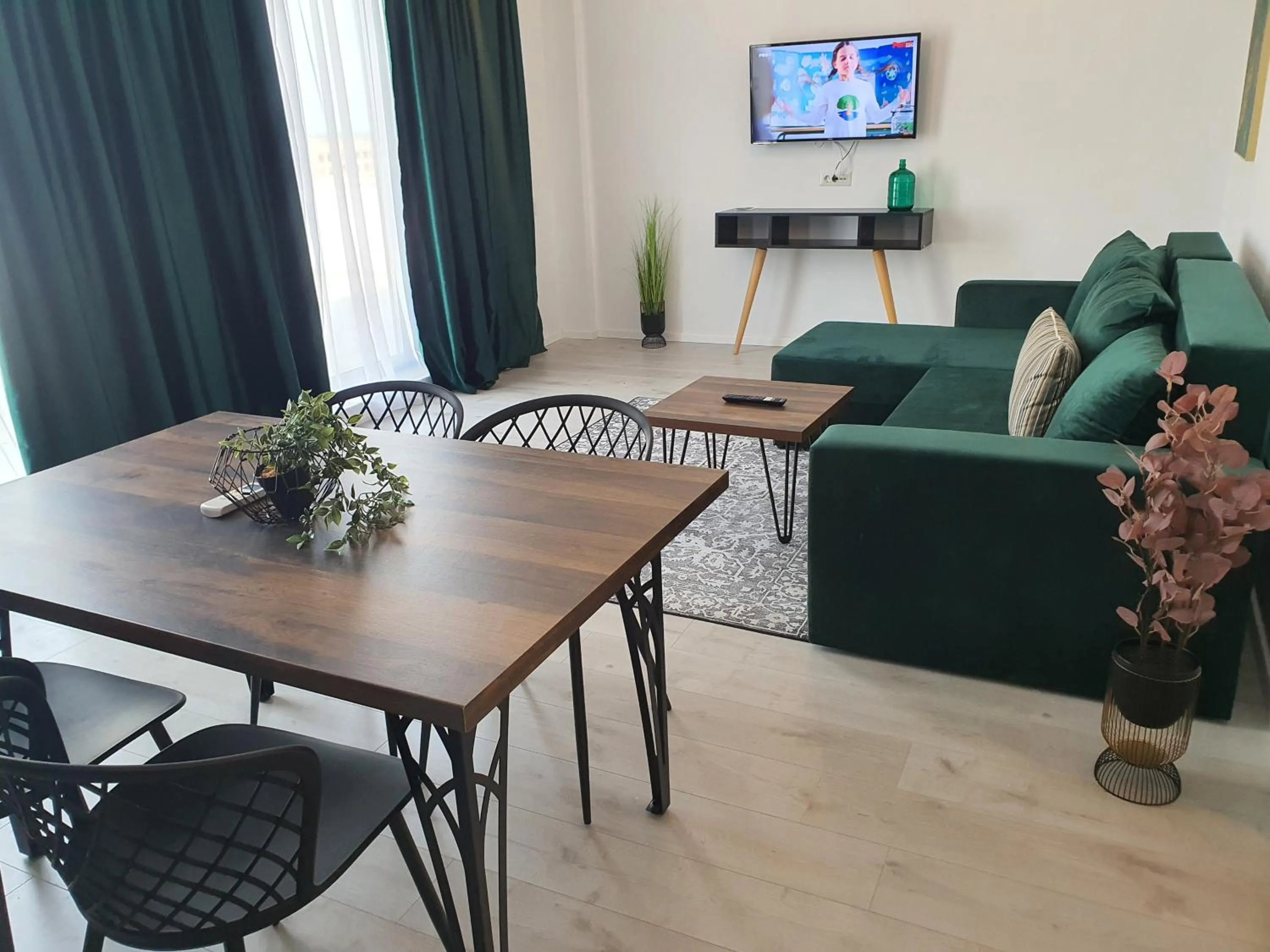 Living room in Grey Residence Apartments