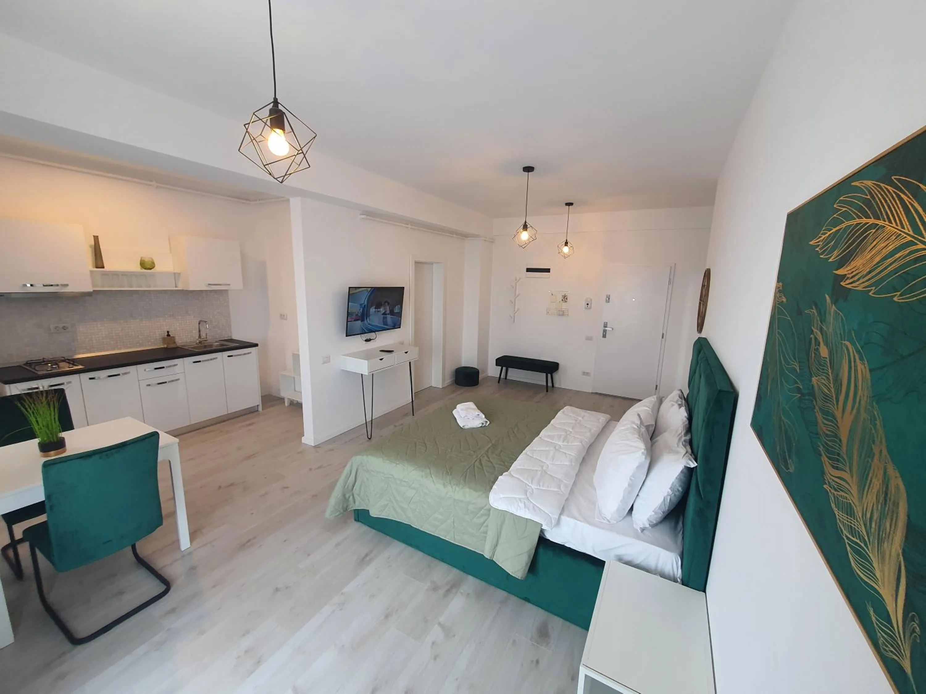 Living room in Grey Residence Apartments