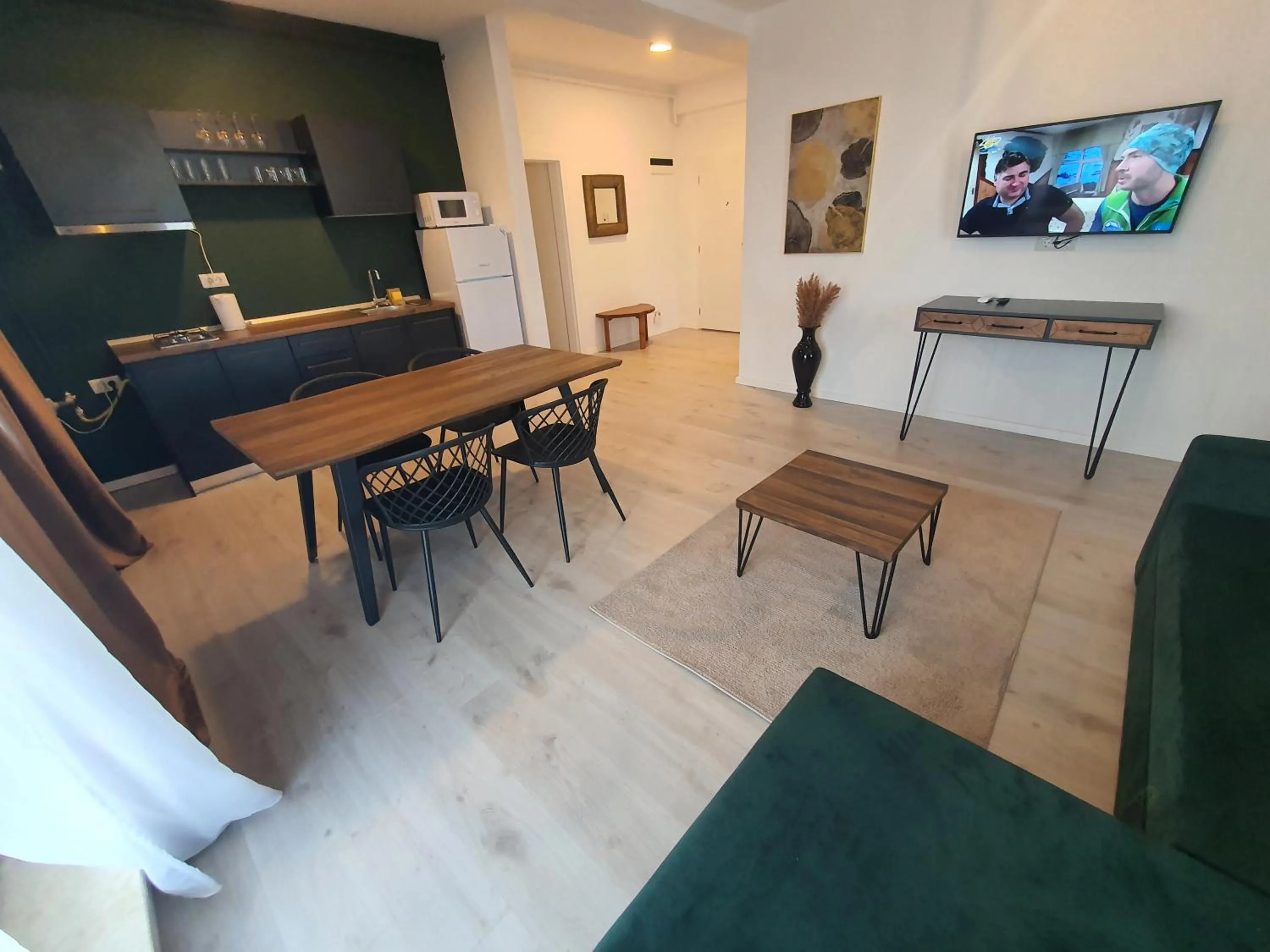 Living room in Grey Residence Apartments