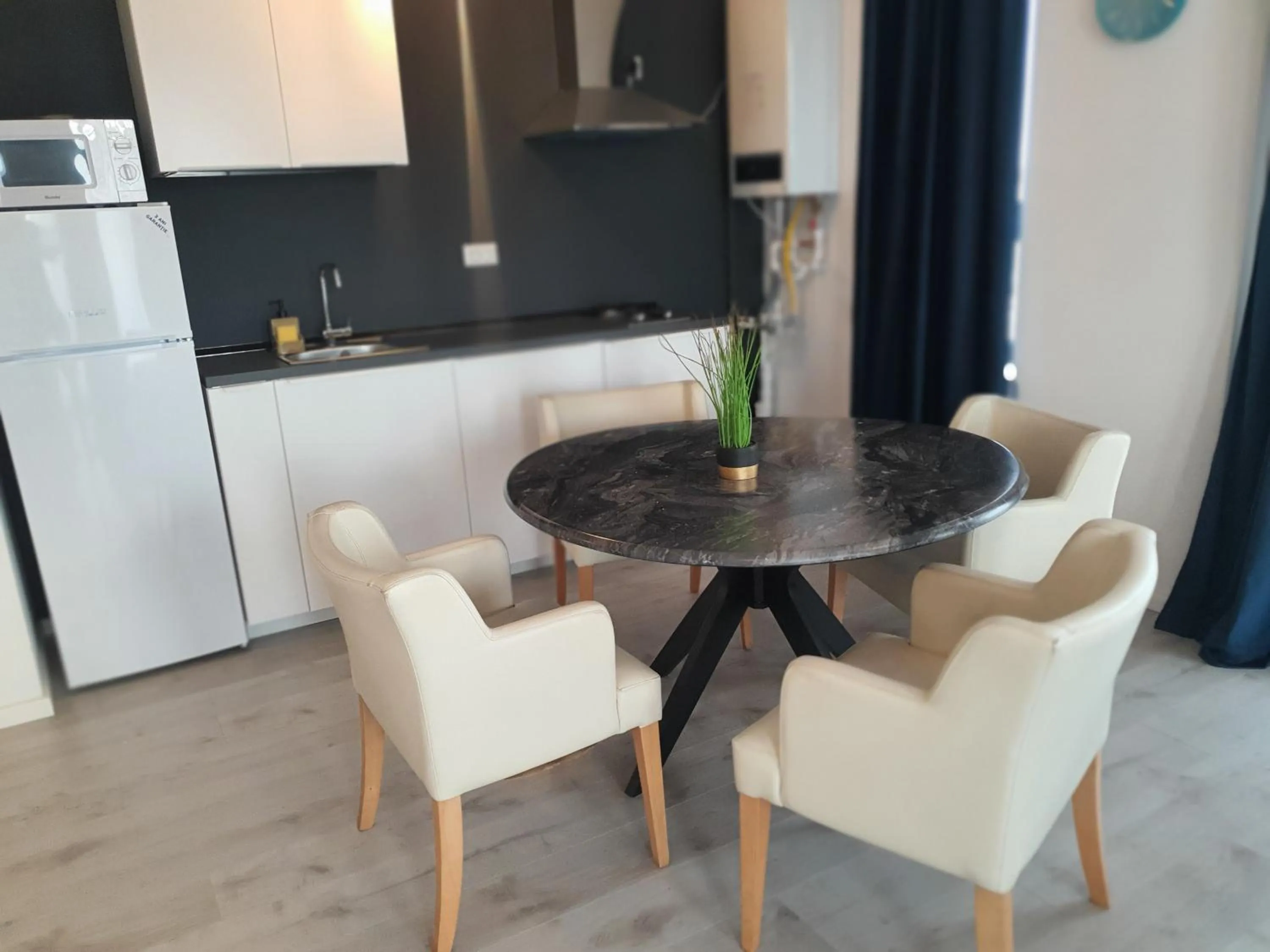 Kitchen or kitchenette in Grey Residence Apartments