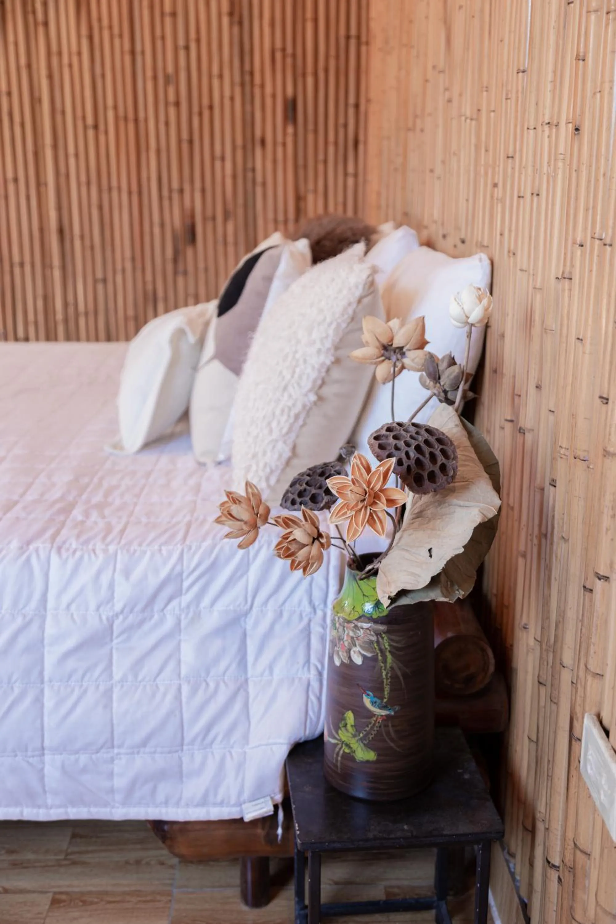 Bed in Bamboo Hill Villa