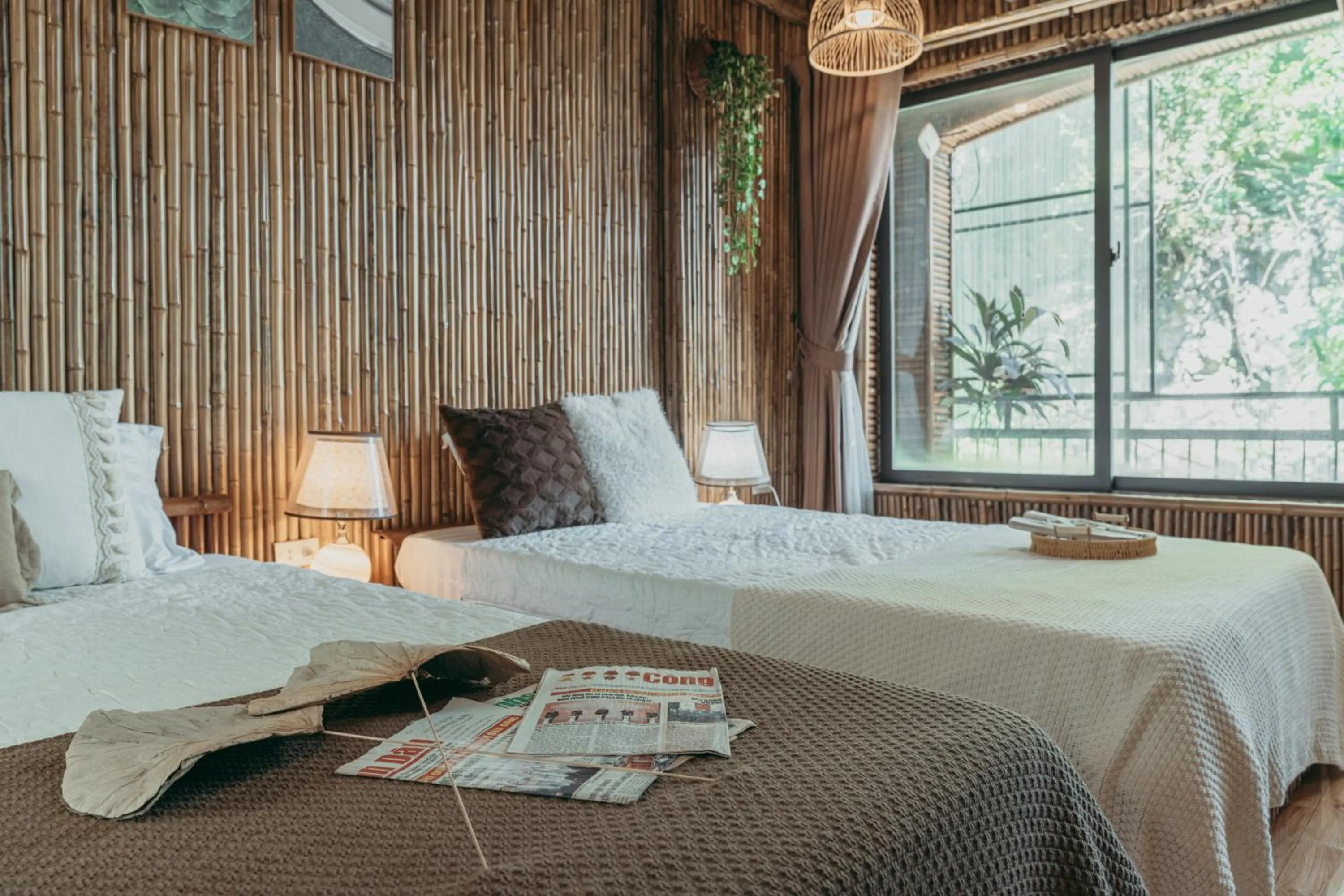 Bed in Bamboo Hill Villa