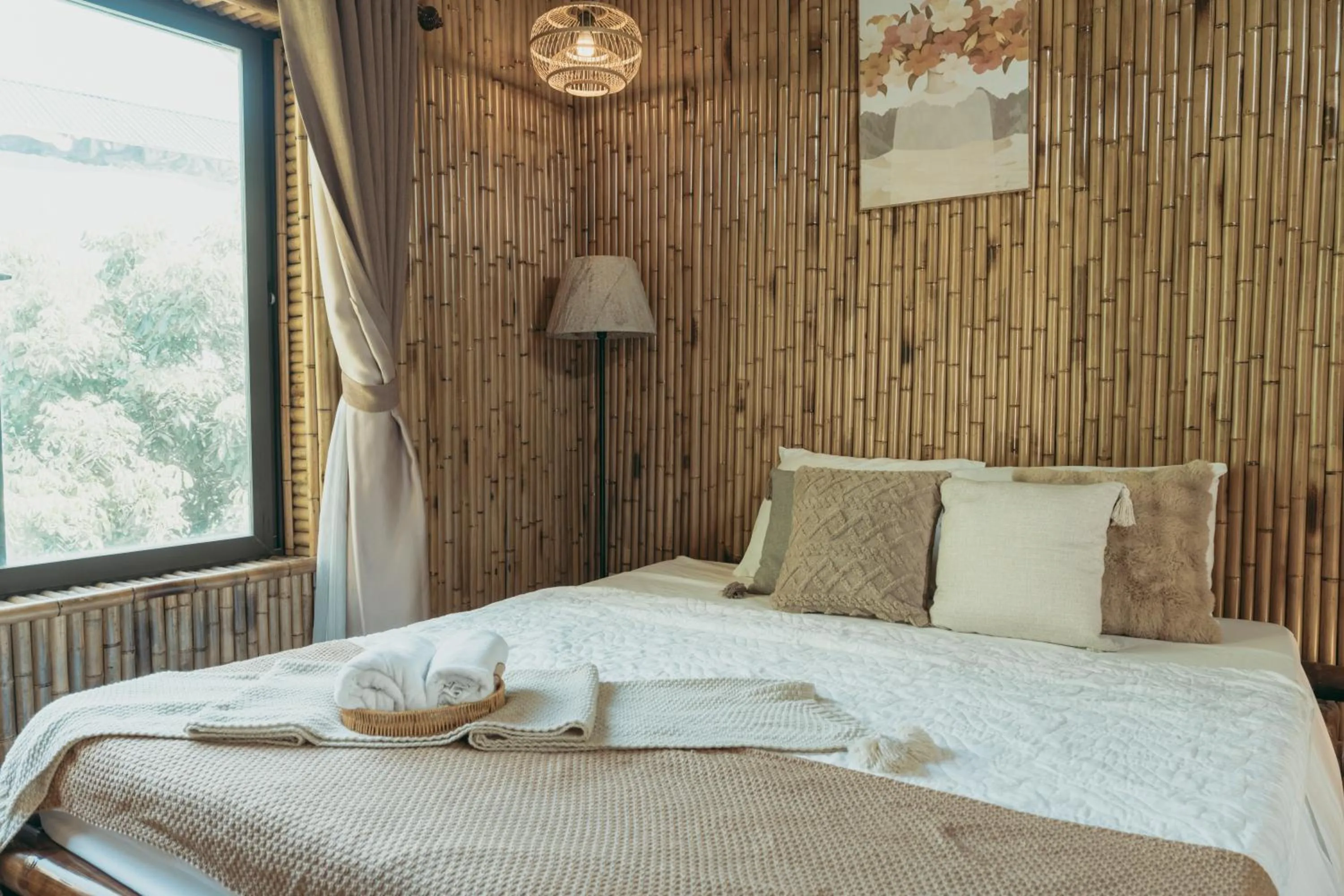 Bed in Bamboo Hill Villa