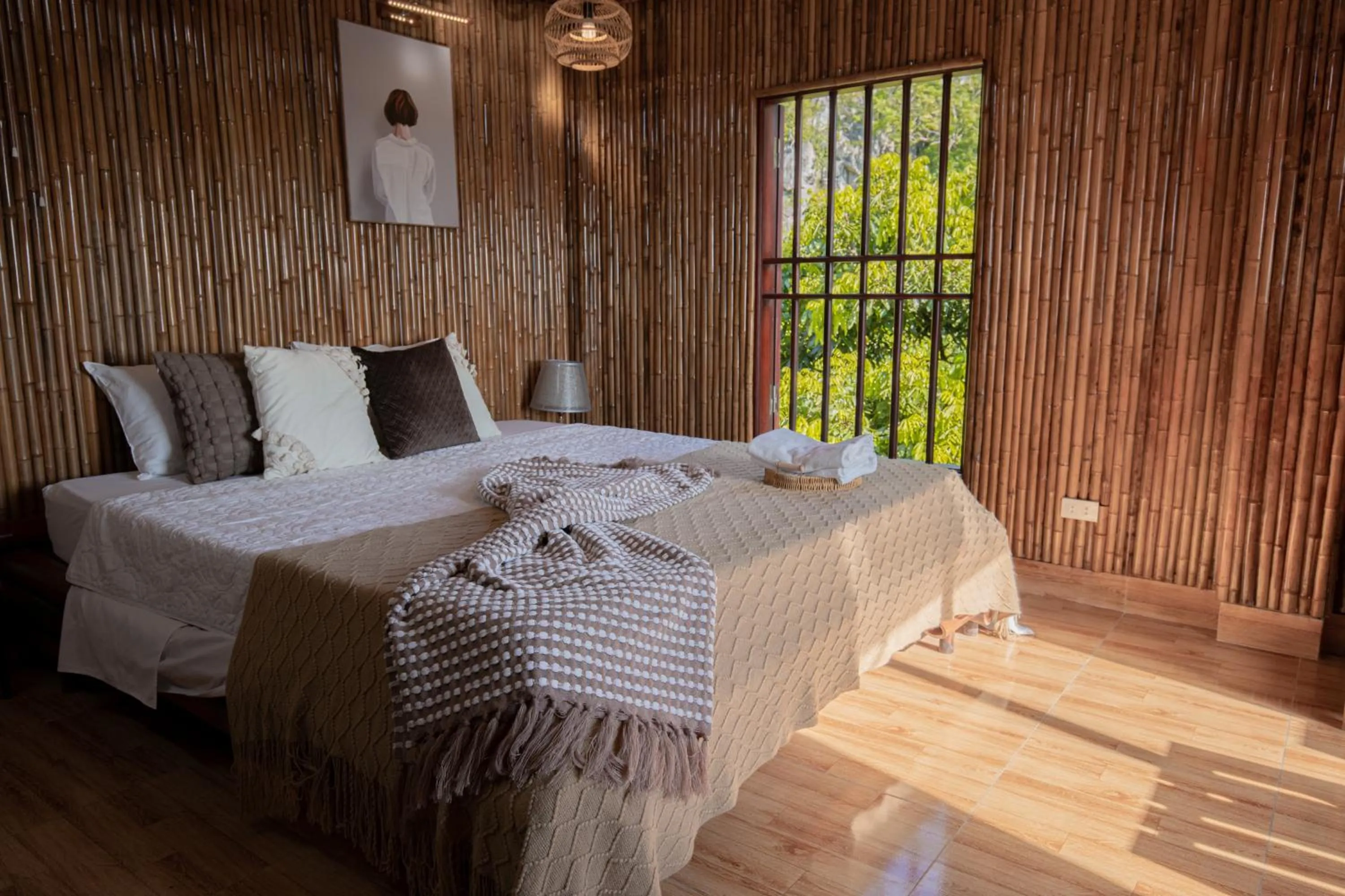 Bed in Bamboo Hill Villa