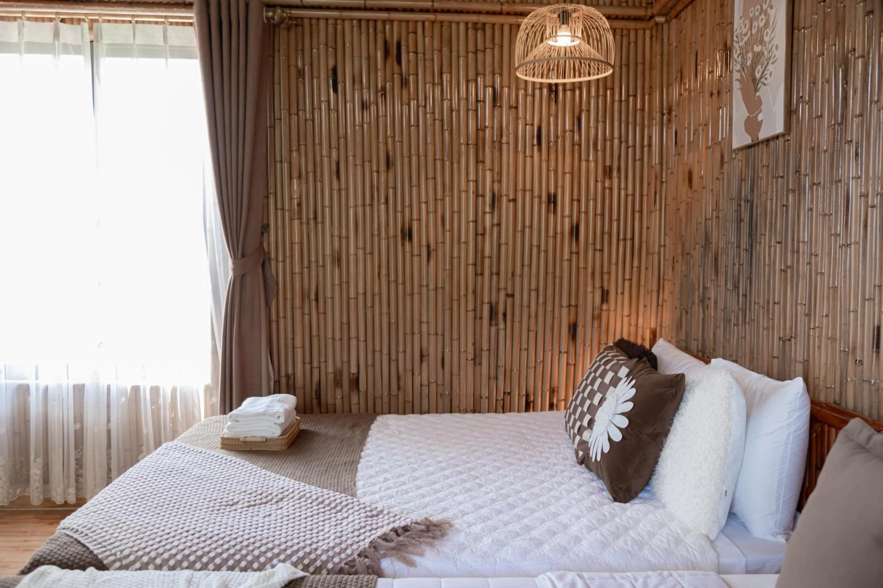 Bed in Bamboo Hill Villa