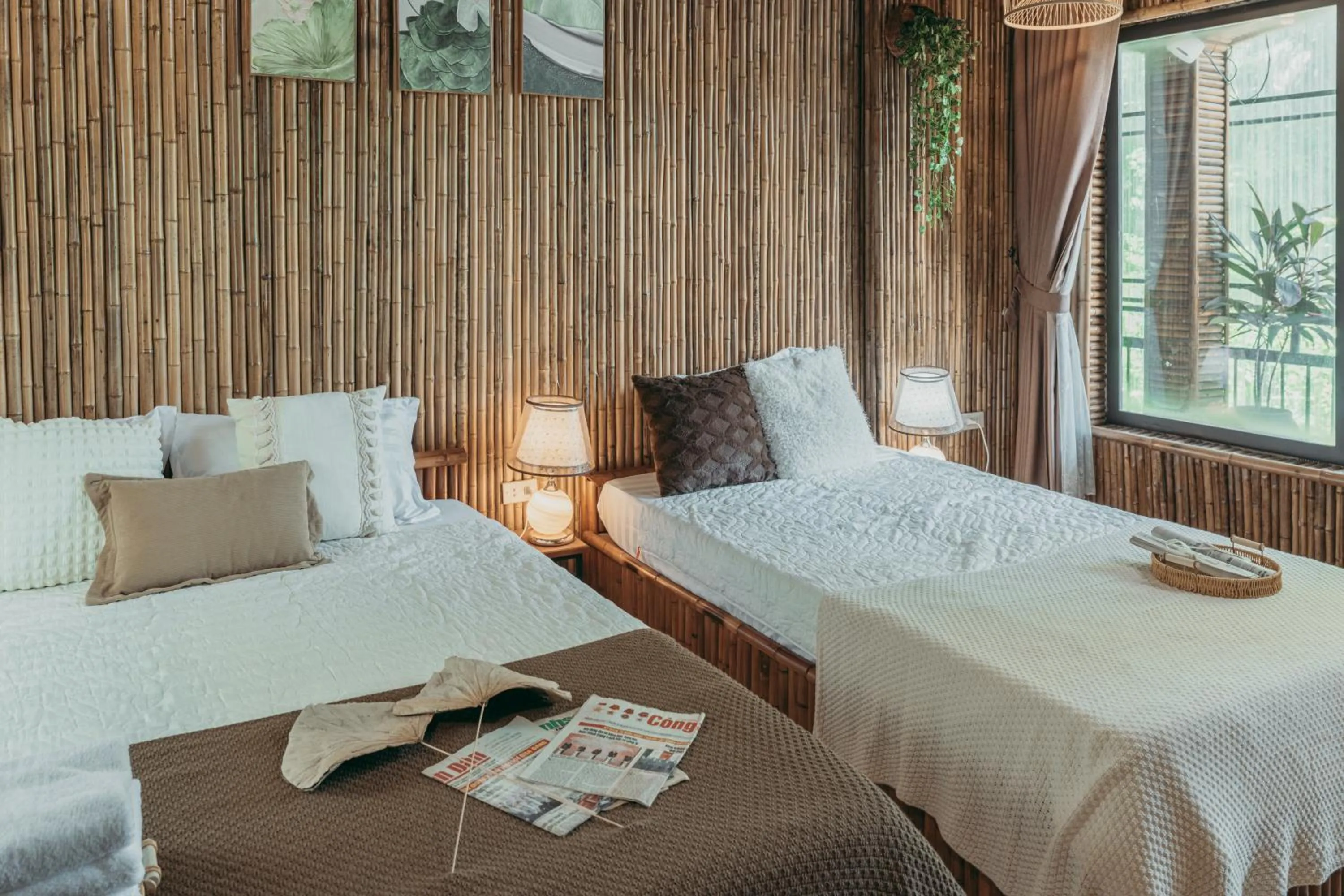 Bed in Bamboo Hill Villa