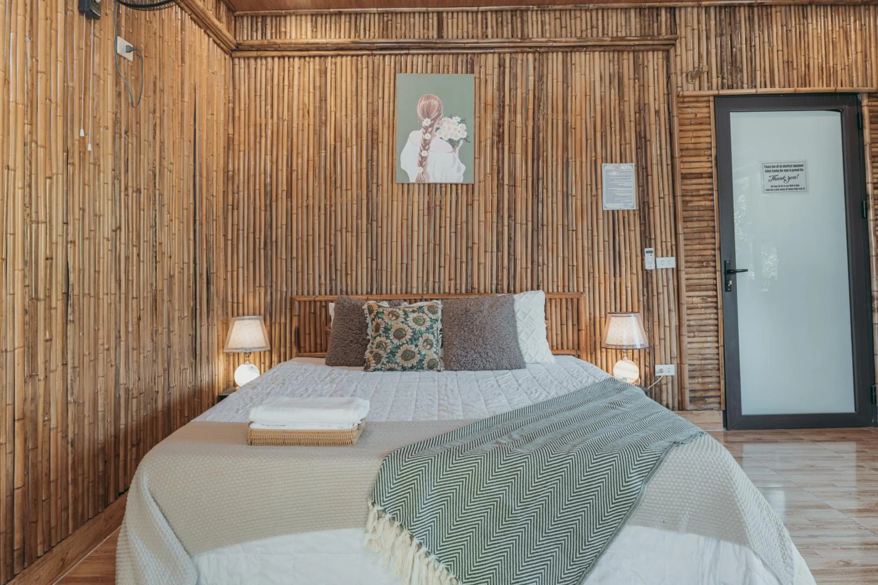 Bed in Bamboo Hill Villa