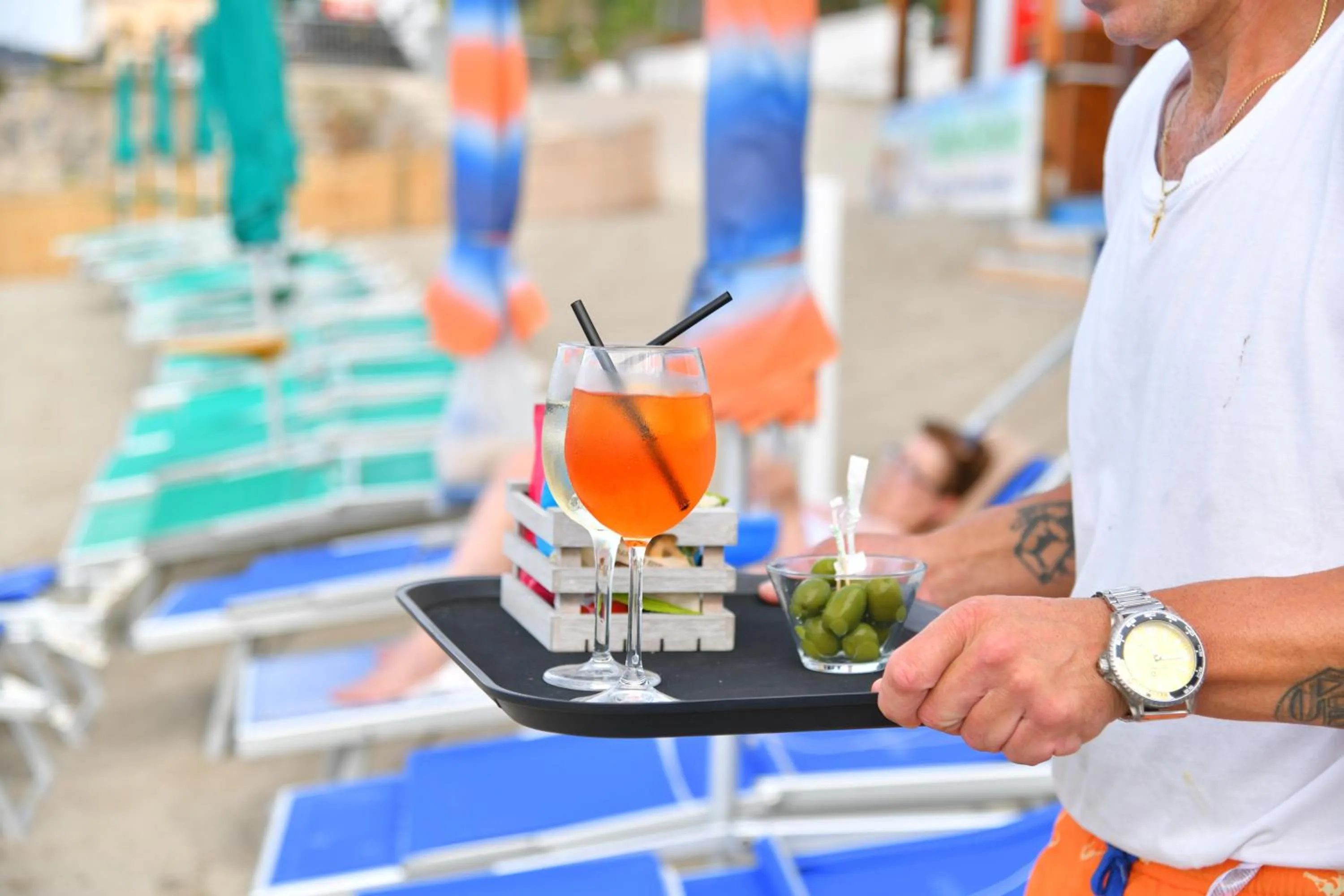 Drinks in Fortuna Beach - Seaside Hotel