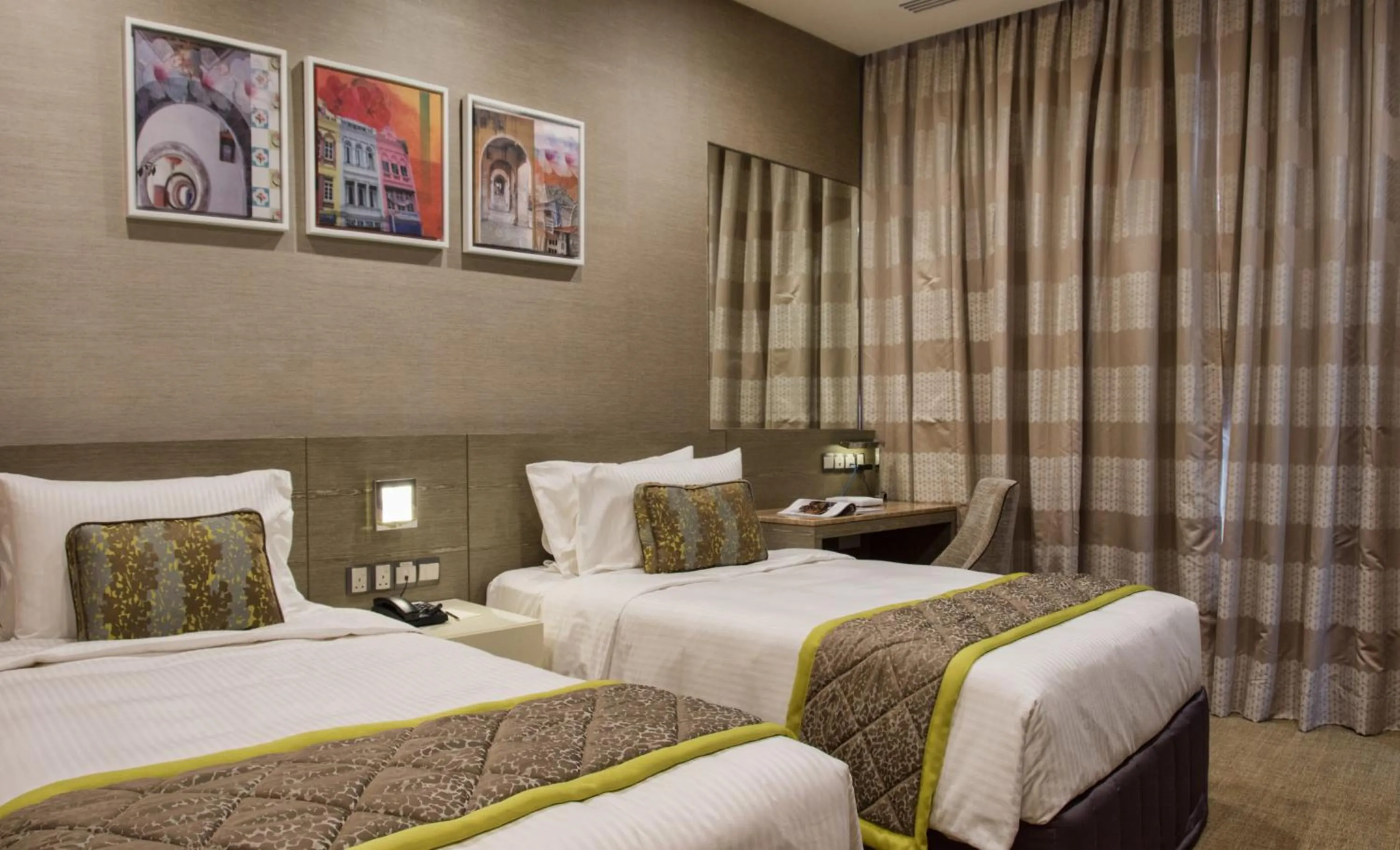 Bed in Ascott Sentral Kuala Lumpur
