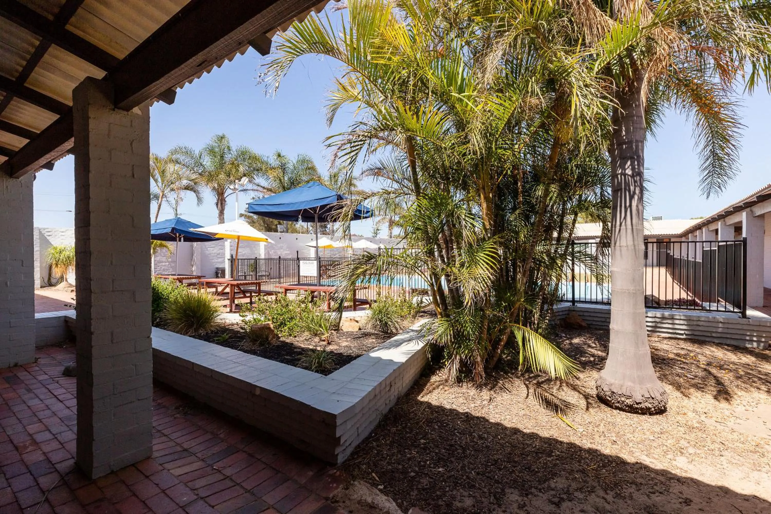 Patio in Nightcap at Wintersun Hotel