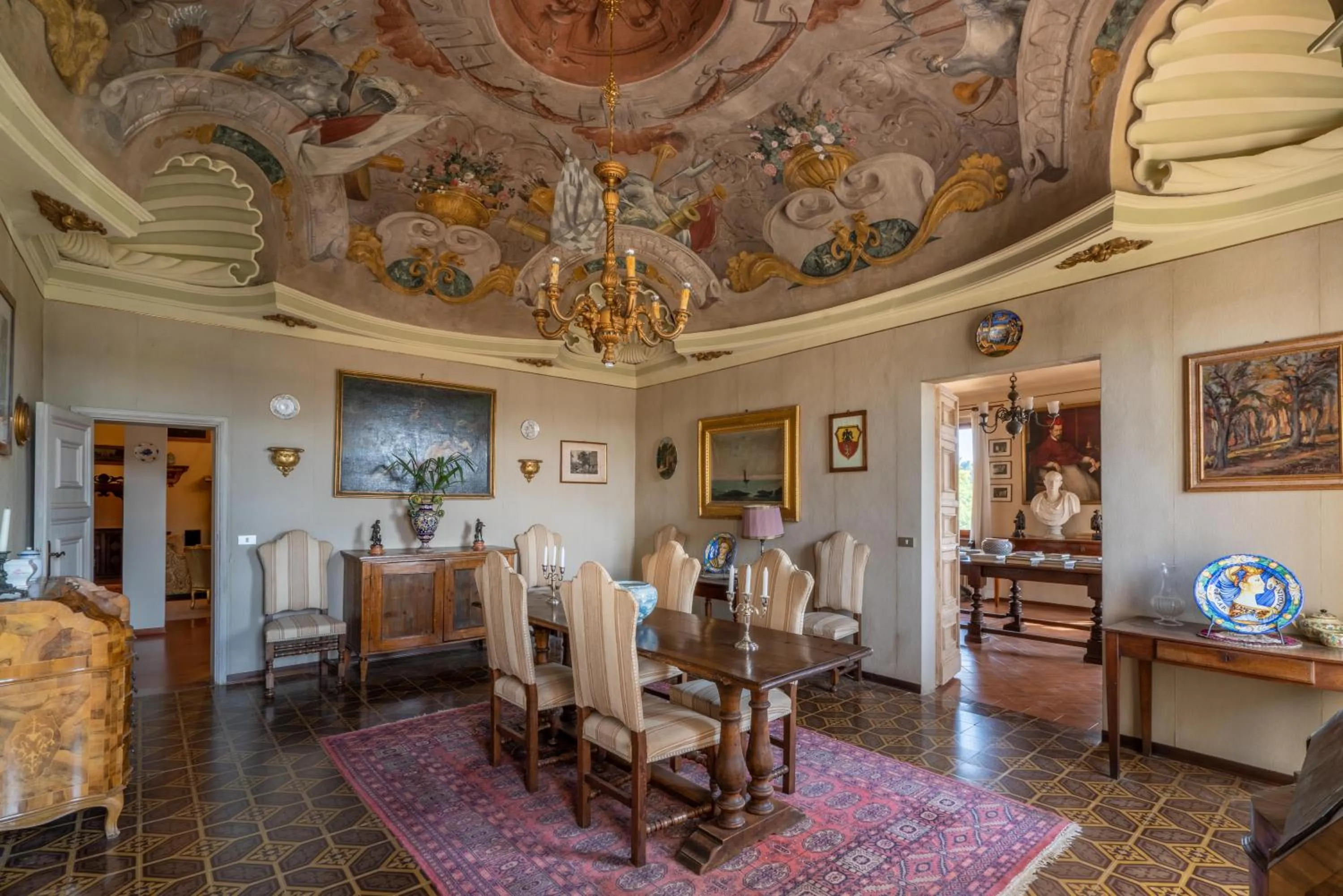 Meeting/conference room in Villa Cattani Stuart XVII secolo