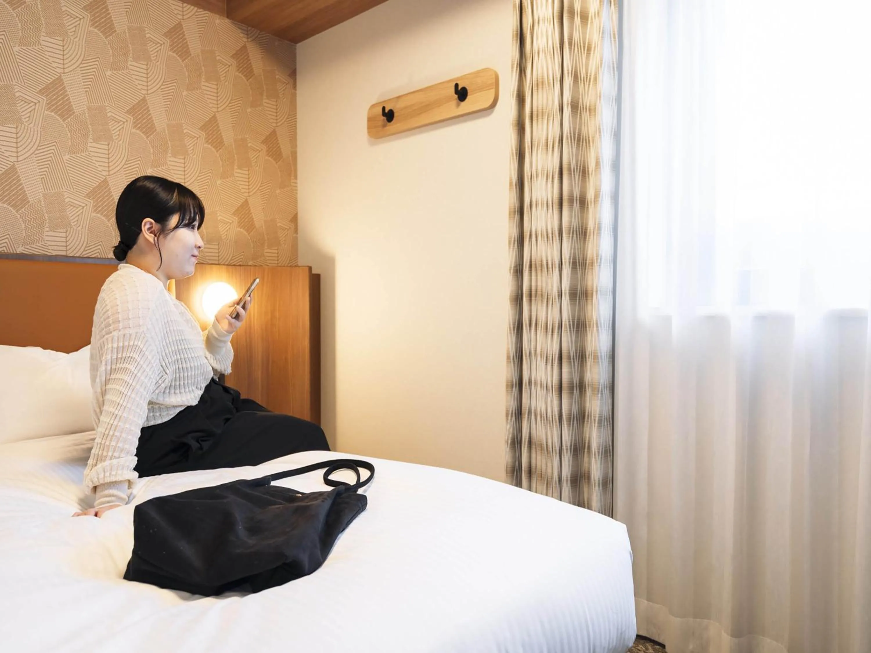 Bed in Richmond Hotel Sapporo Odori