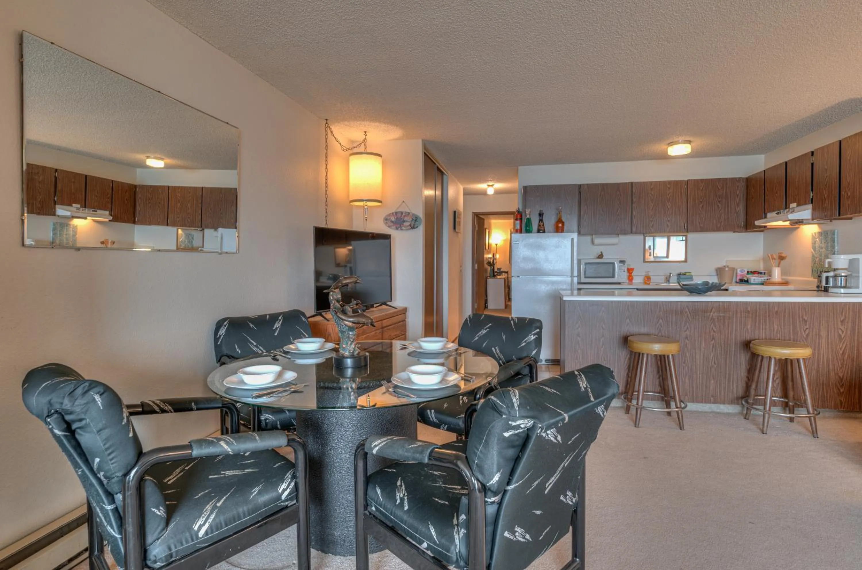 Kitchen or kitchenette in Surftides Plaza Rentals