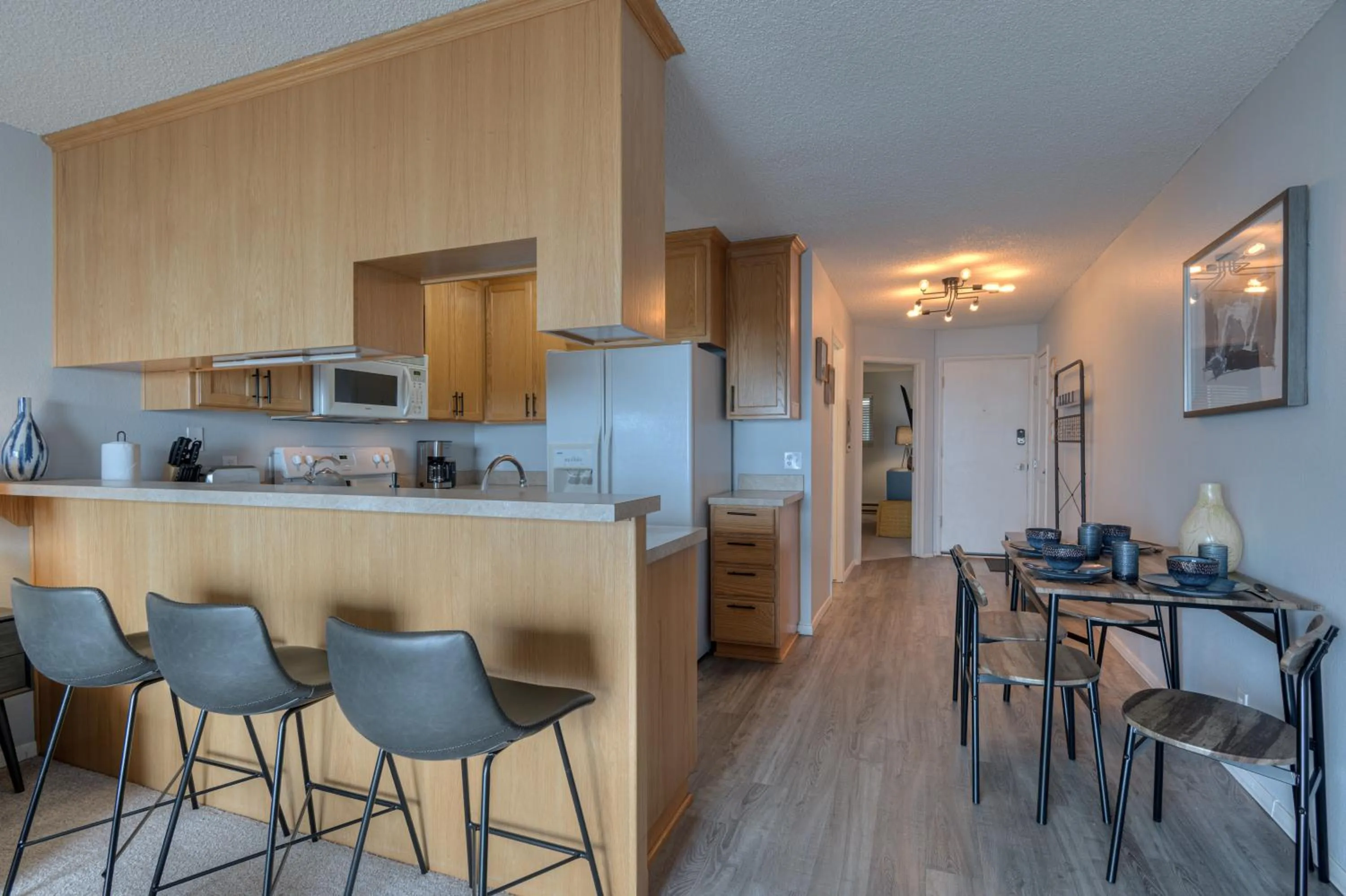 Kitchen or kitchenette in Surftides Plaza Rentals