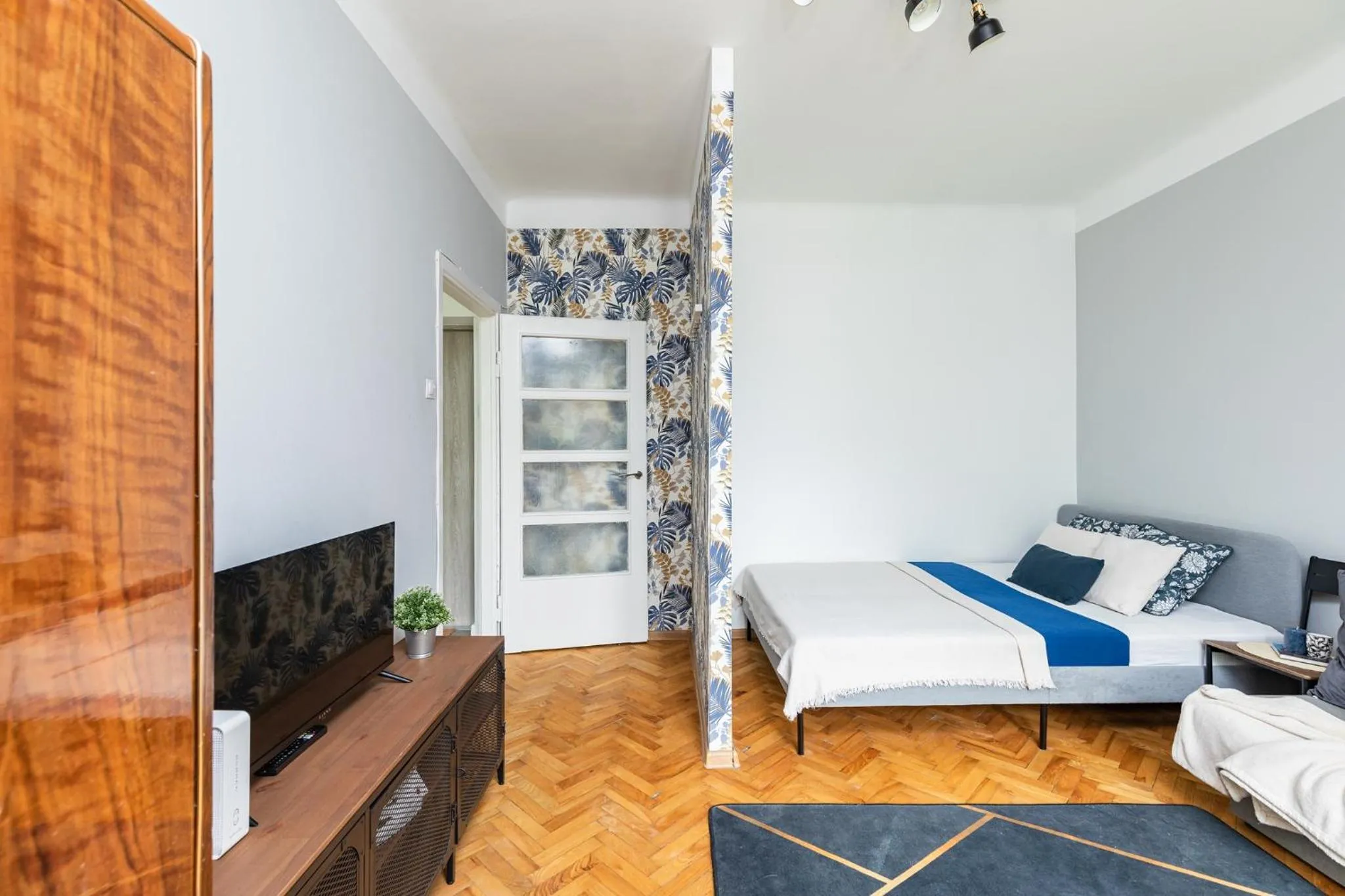 Bed in SuperApart Żelazna 29 - Blisko Złotych Tarasów