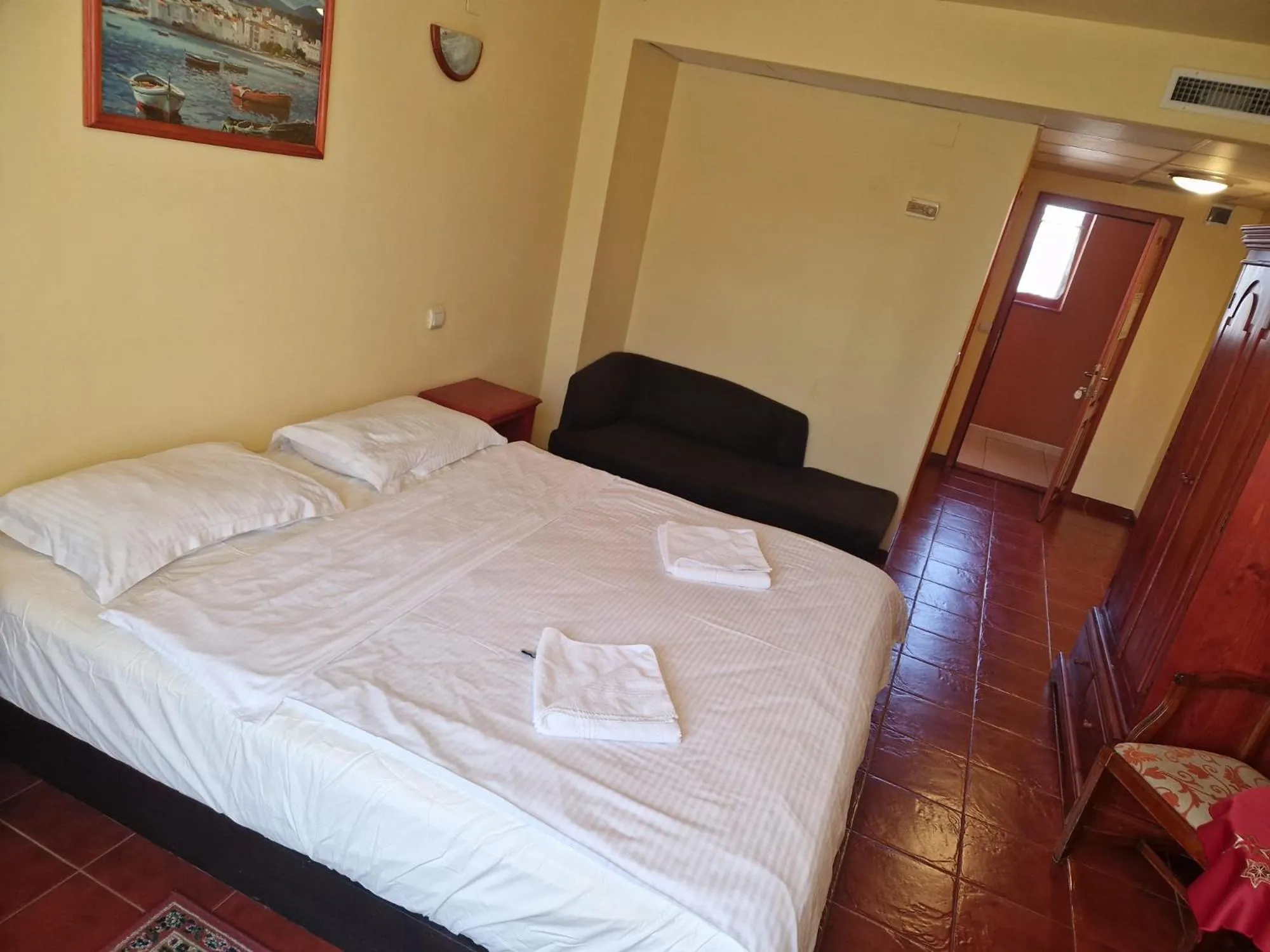 Bed in Hotel Francesca