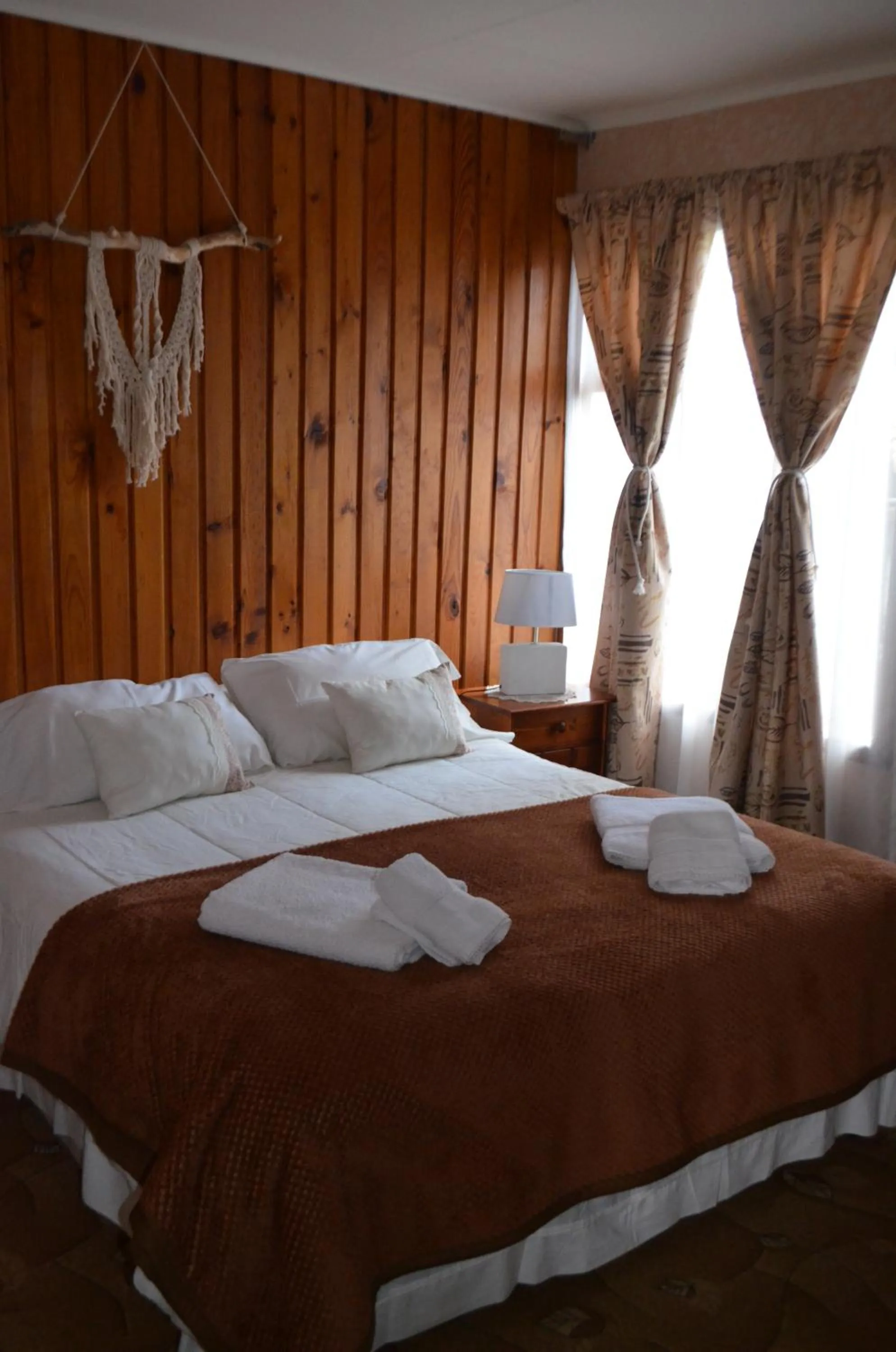 Bed in Hostal Los Pinos