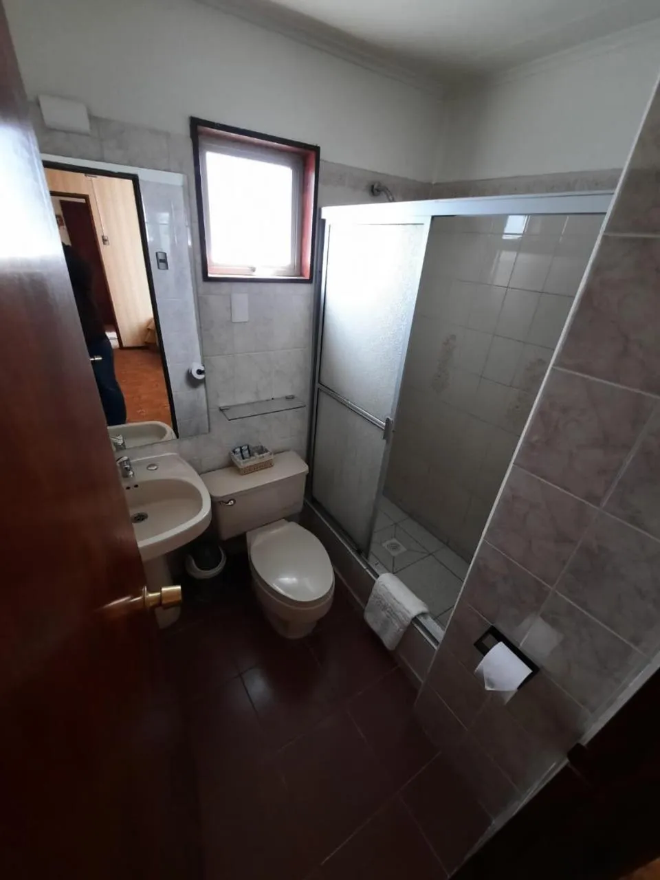 Bathroom in Hostal Los Pinos