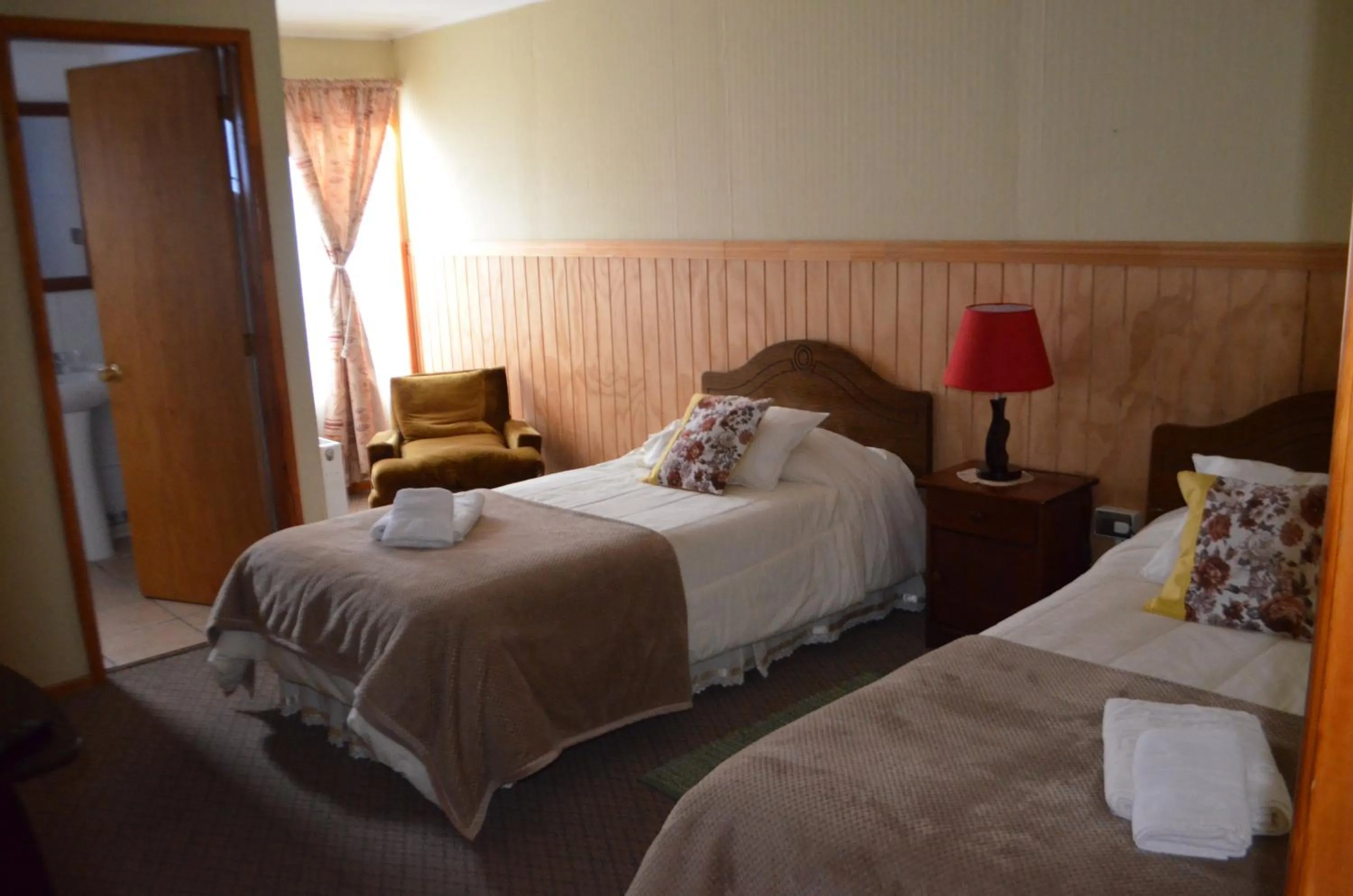 Bed in Hostal Los Pinos