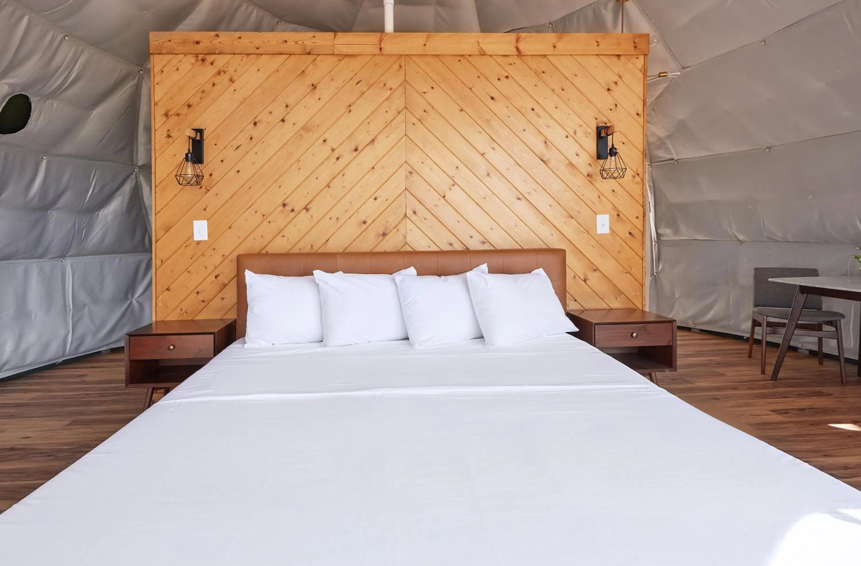 Bed in The Glamping Collective