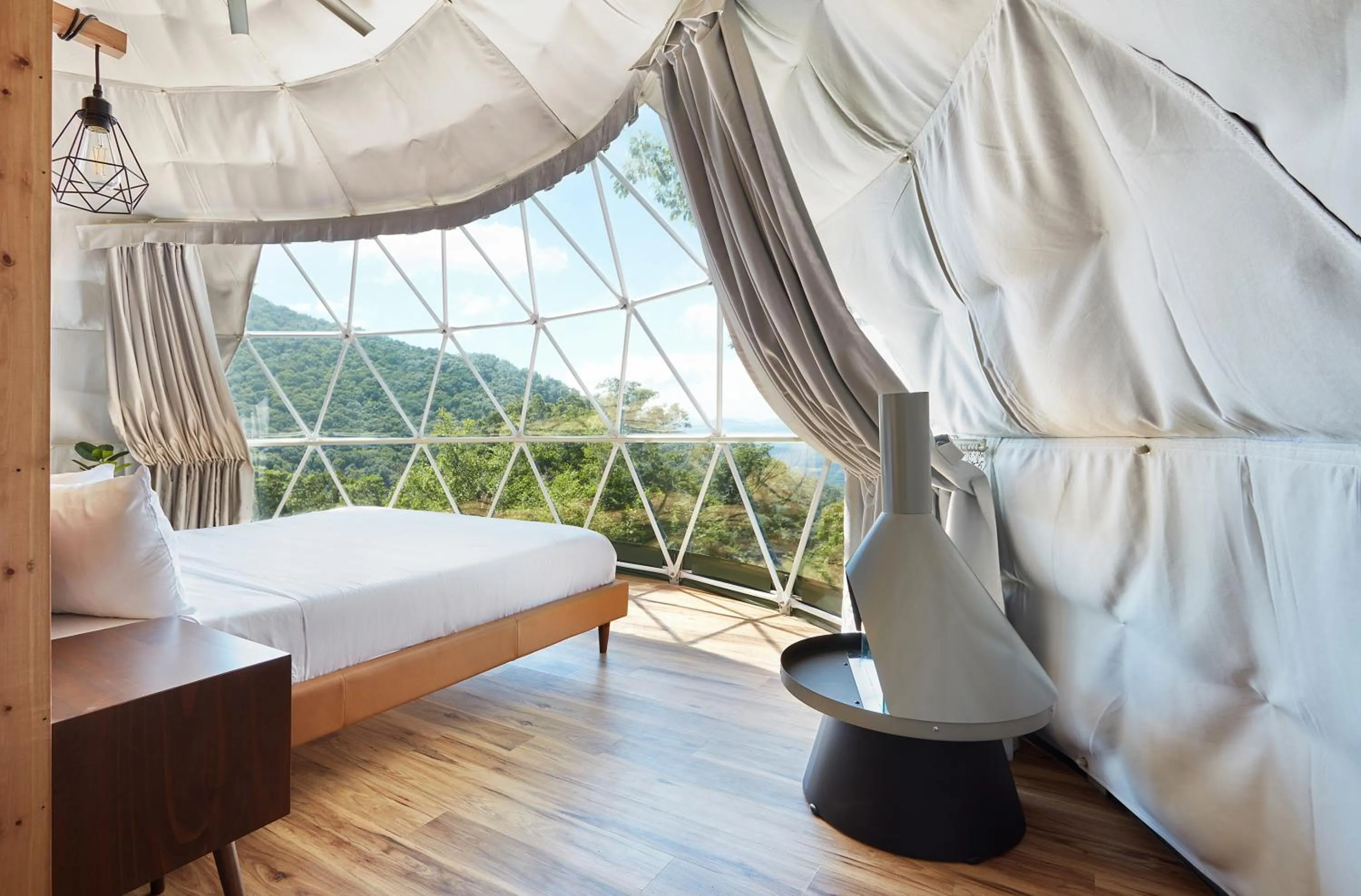 Bed in The Glamping Collective