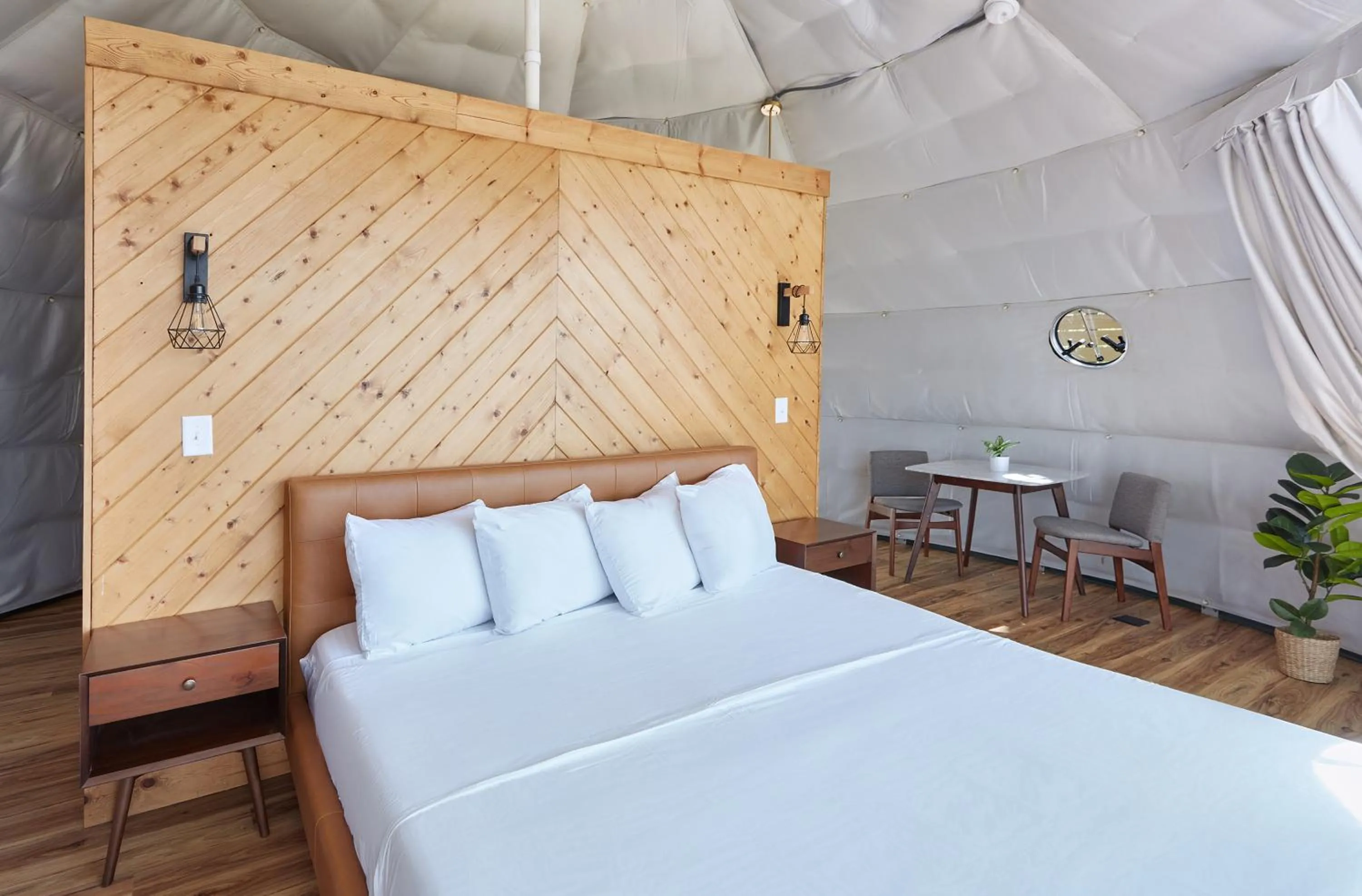 Bed in The Glamping Collective