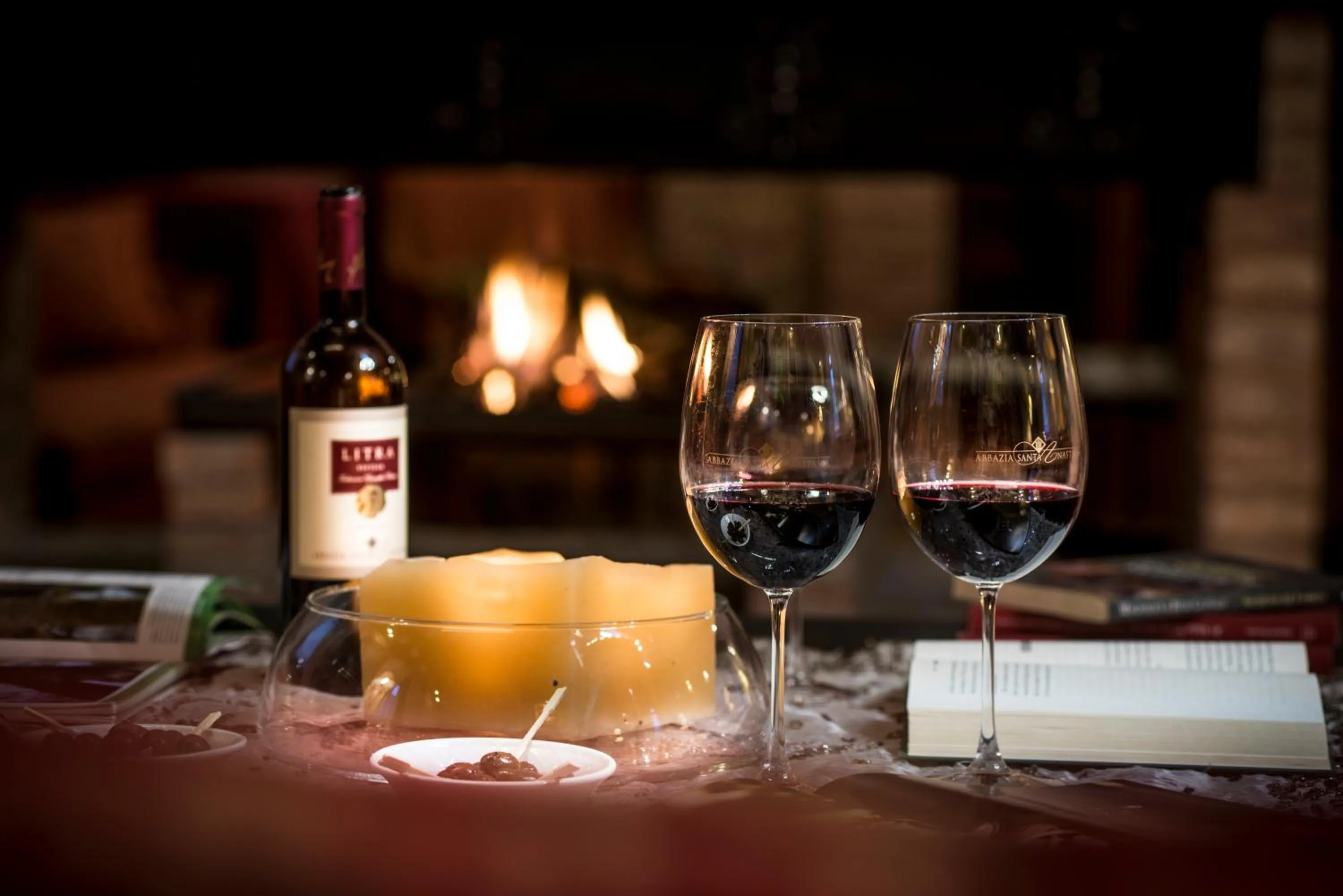 Communal lounge/ TV room in Relais Abbazia Santa Anastasia Resort & Winery