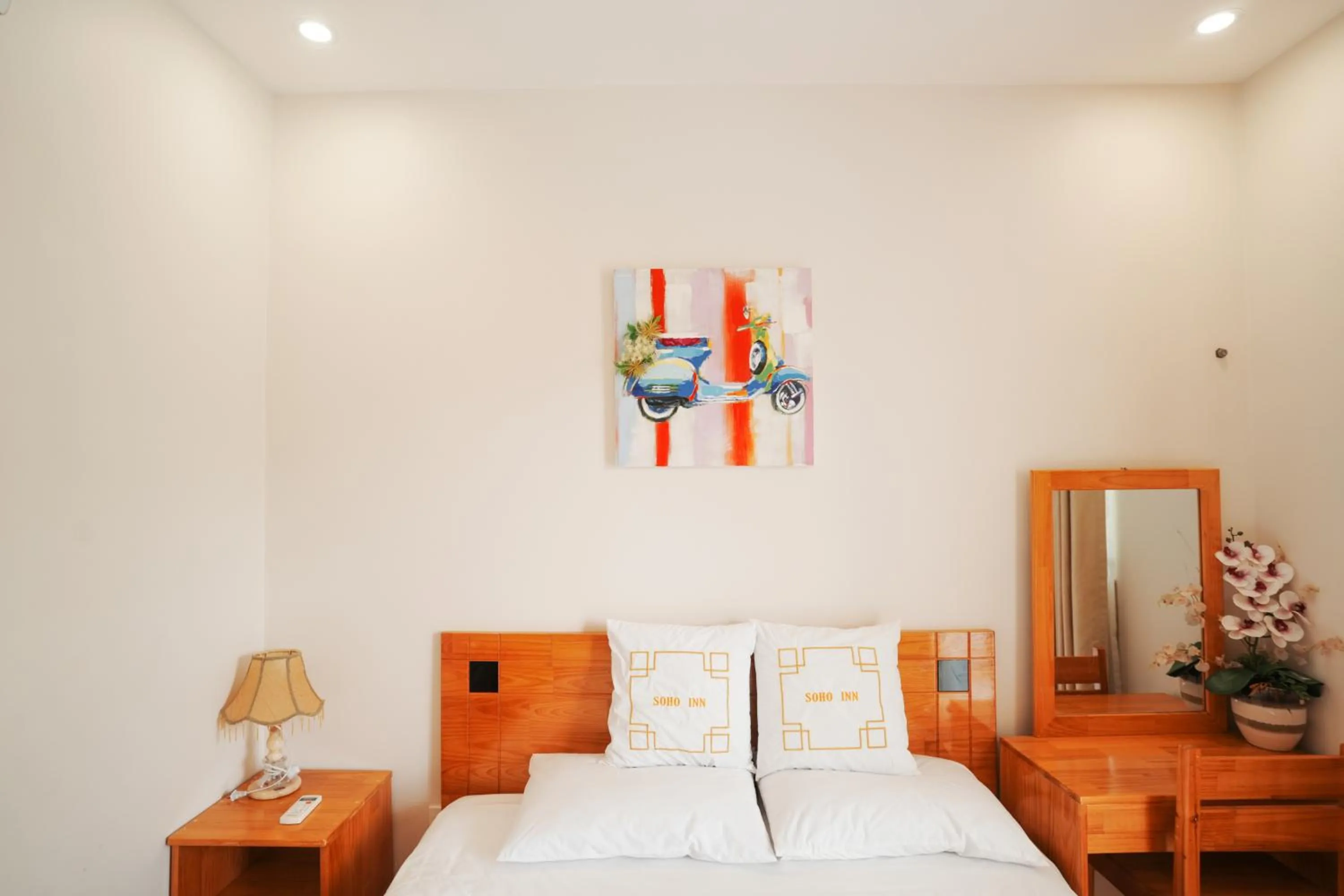 Photo of the whole room in Soho Inn