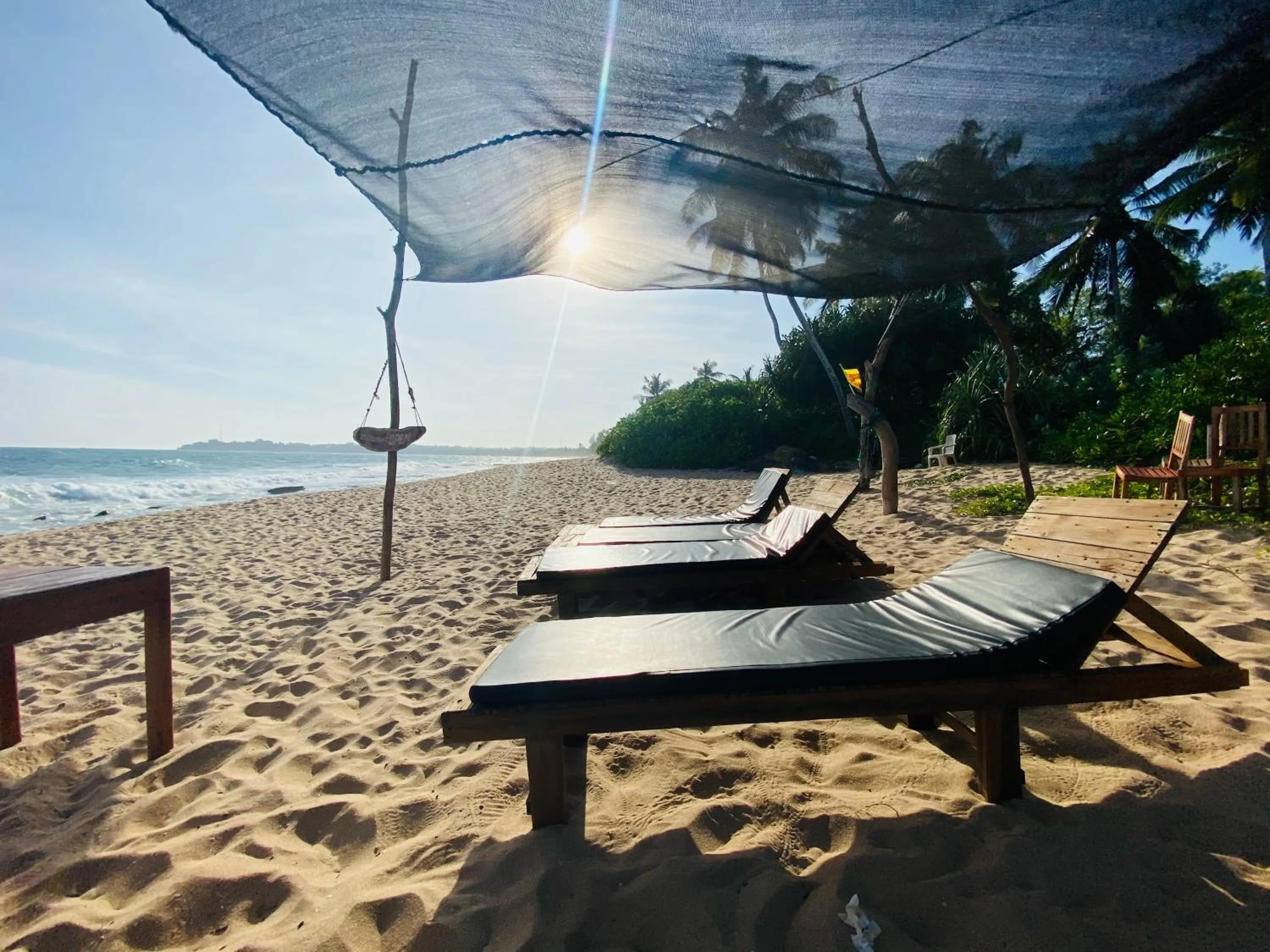 Beach in Little Pumpkin Cabanas & seafood restaurant