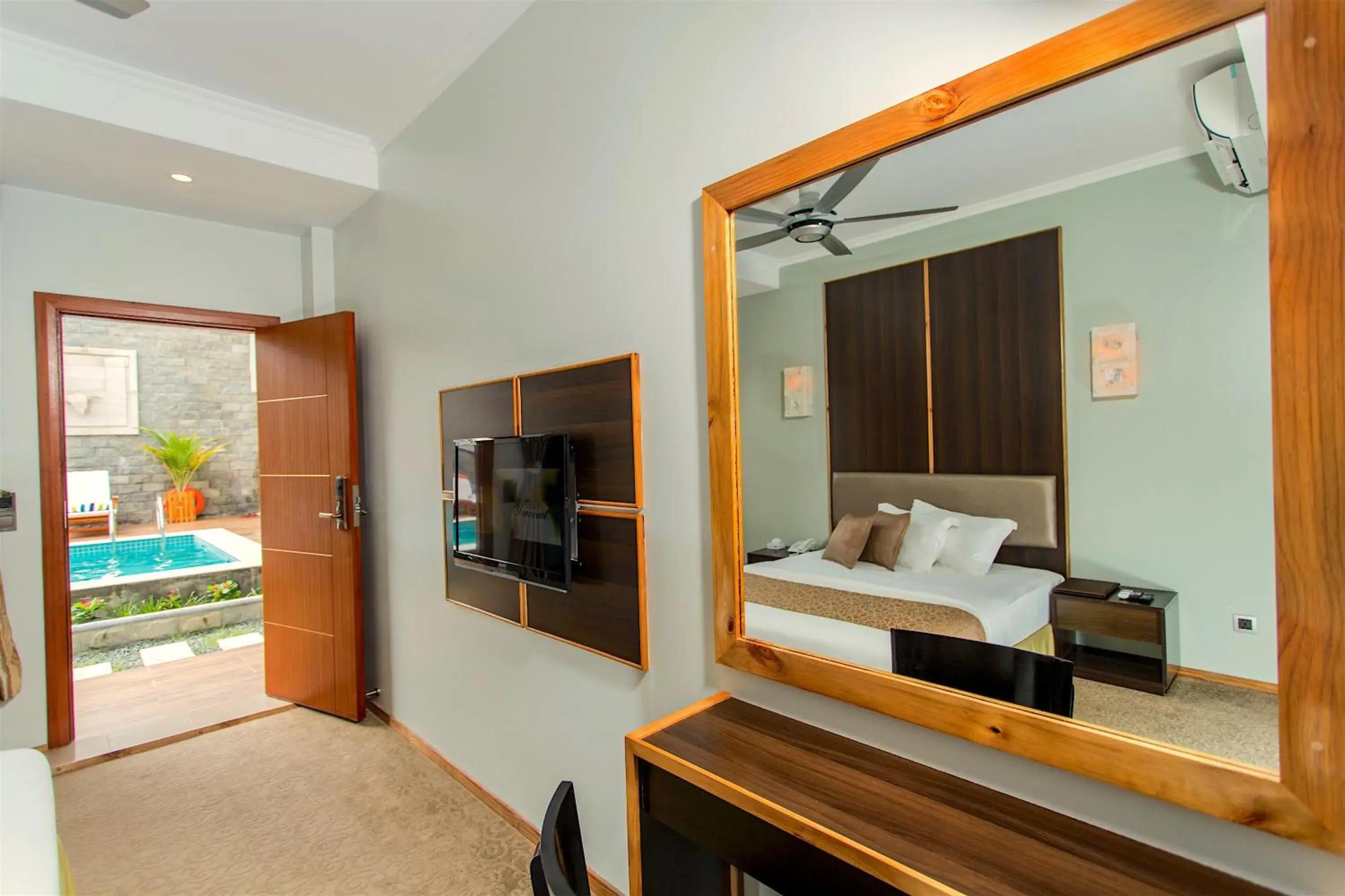 Bedroom, Bed in Kaani Village & Spa Bedroom, Bed in Kaani Village & Spa