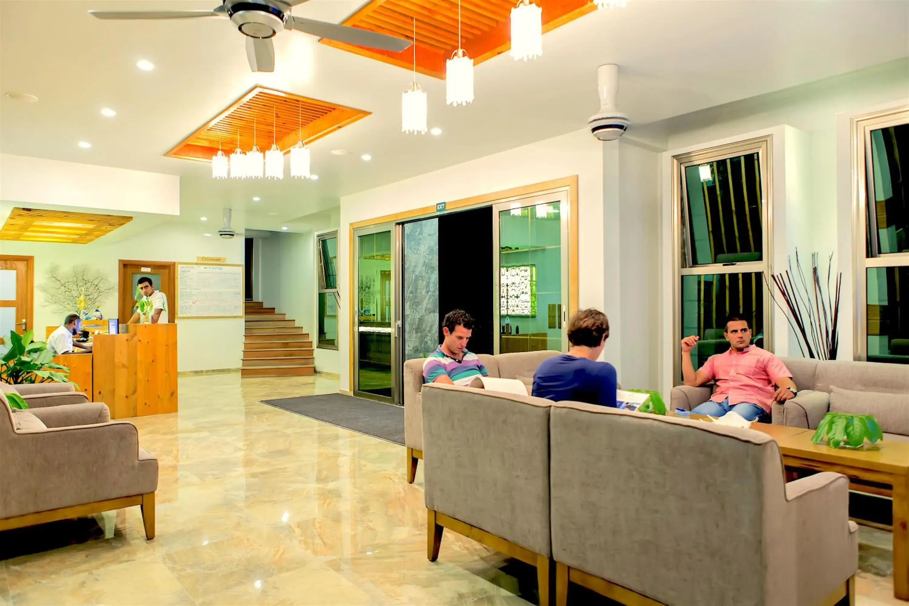 Lobby or reception in Kaani Village & Spa Lobby or reception in Kaani Village & Spa