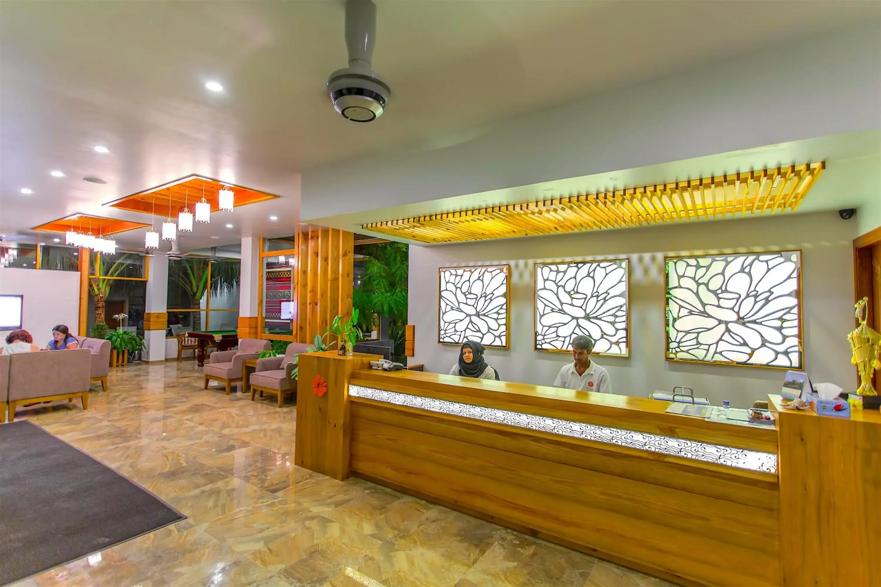 Lobby or reception in Kaani Village & Spa Lobby or reception in Kaani Village & Spa