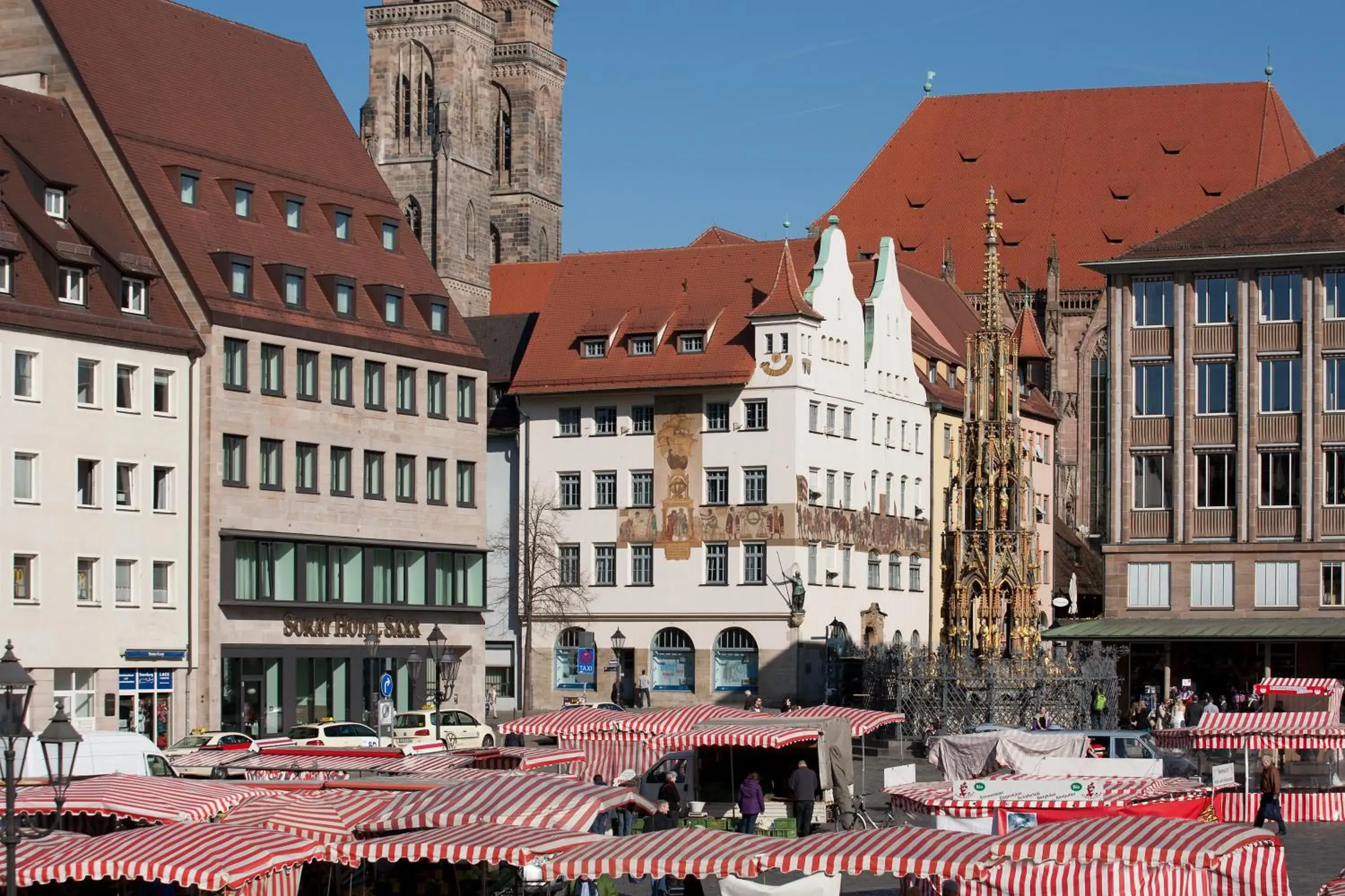 View (from property/room) in Sorat Hotel Saxx Nürnberg View (from property/room) in Sorat Hotel Saxx Nürnberg