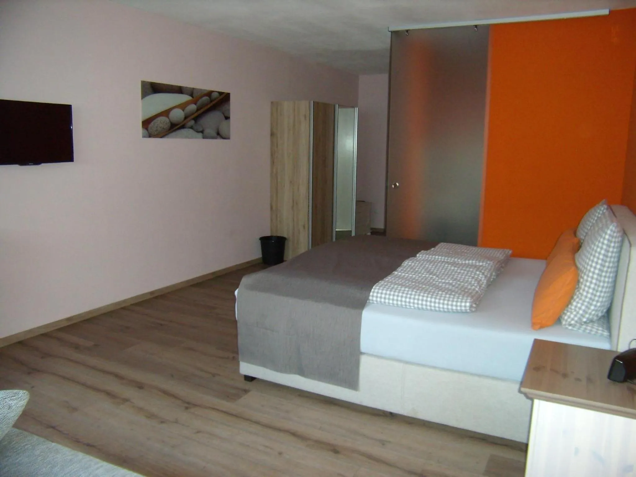 Photo of the whole room, Bed in Wellnesshaus Waldmünchen