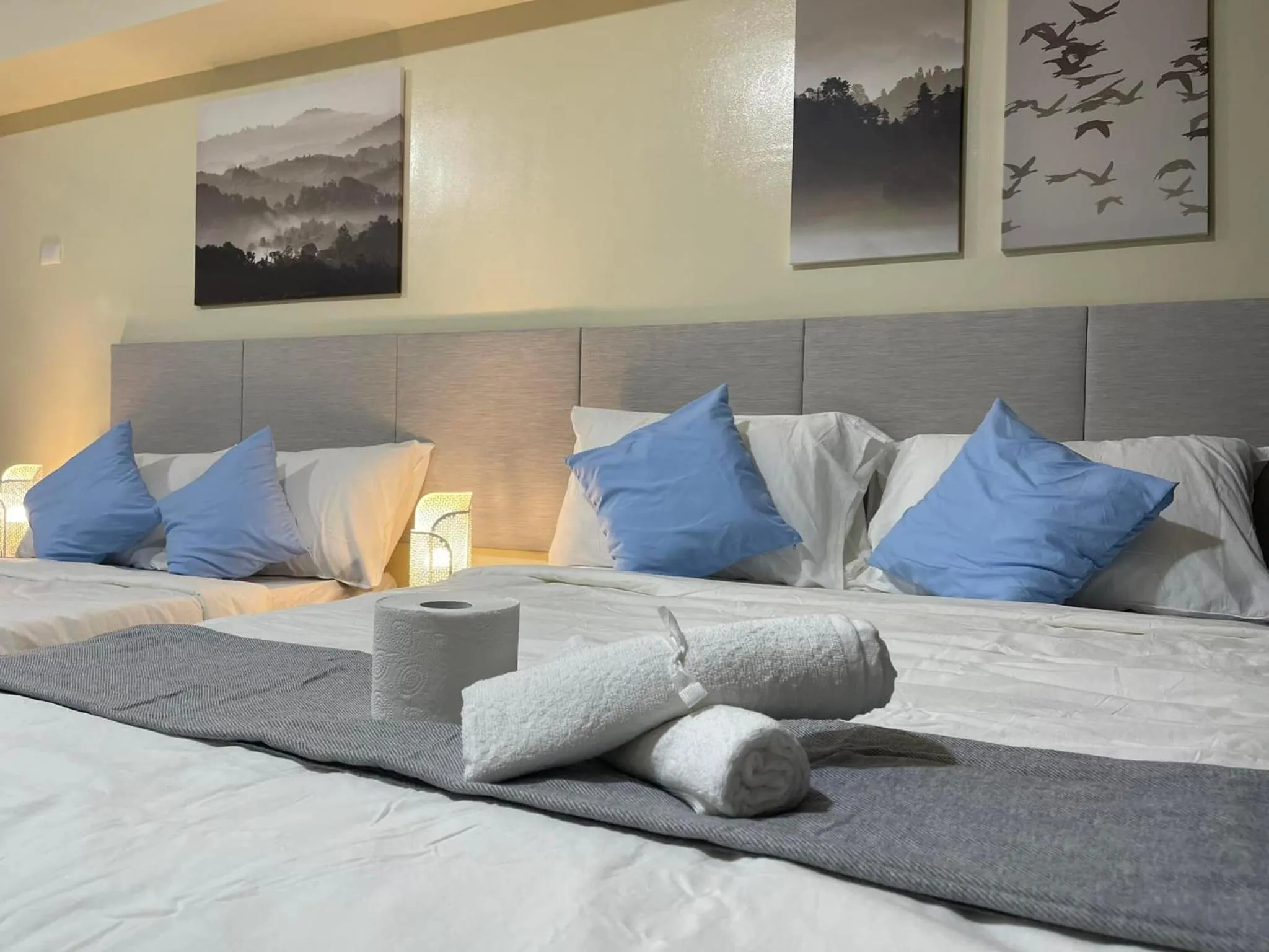 Property building, Bed in Serin Tagaytay Staycation