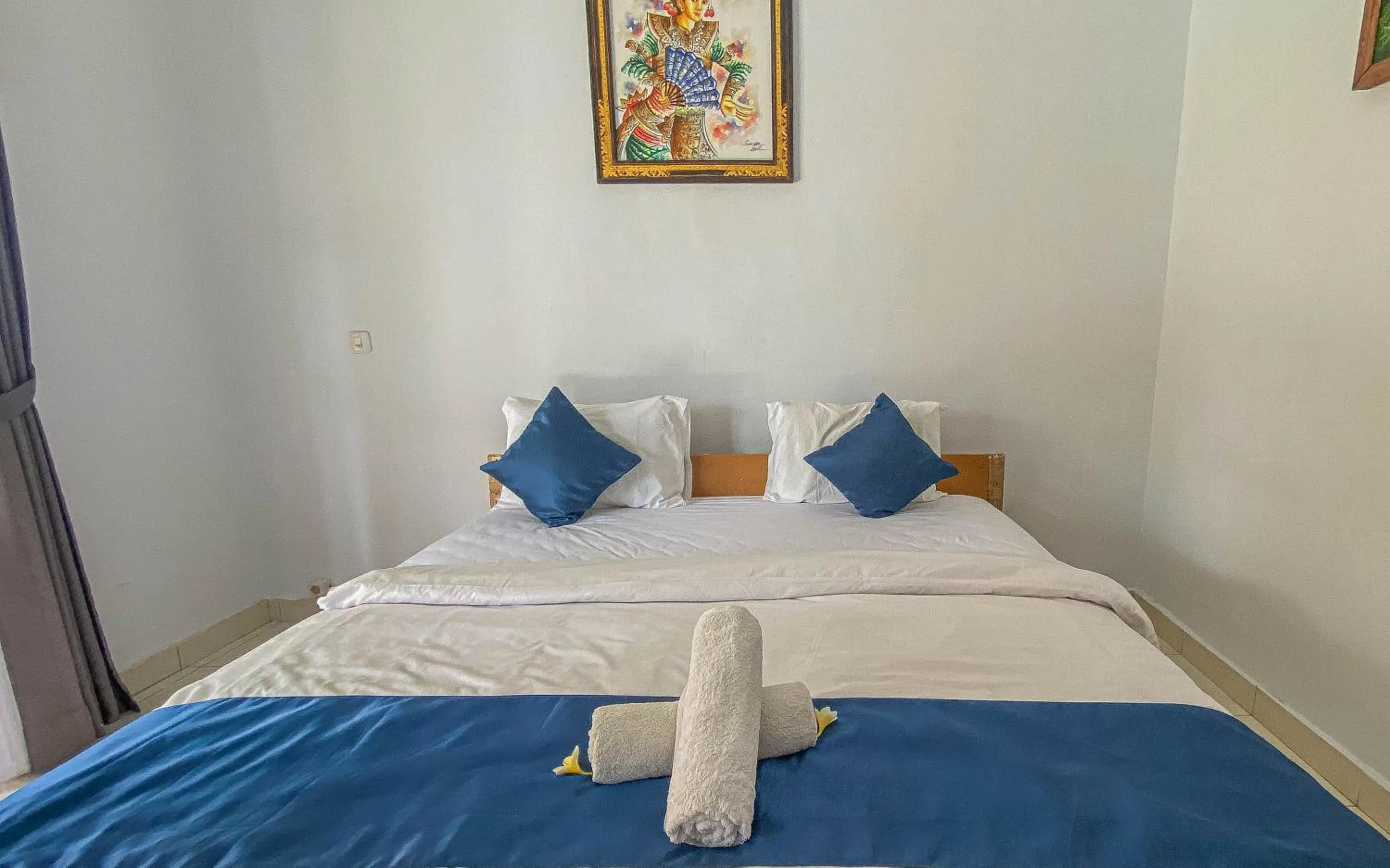 Bed in The Salang Guest House