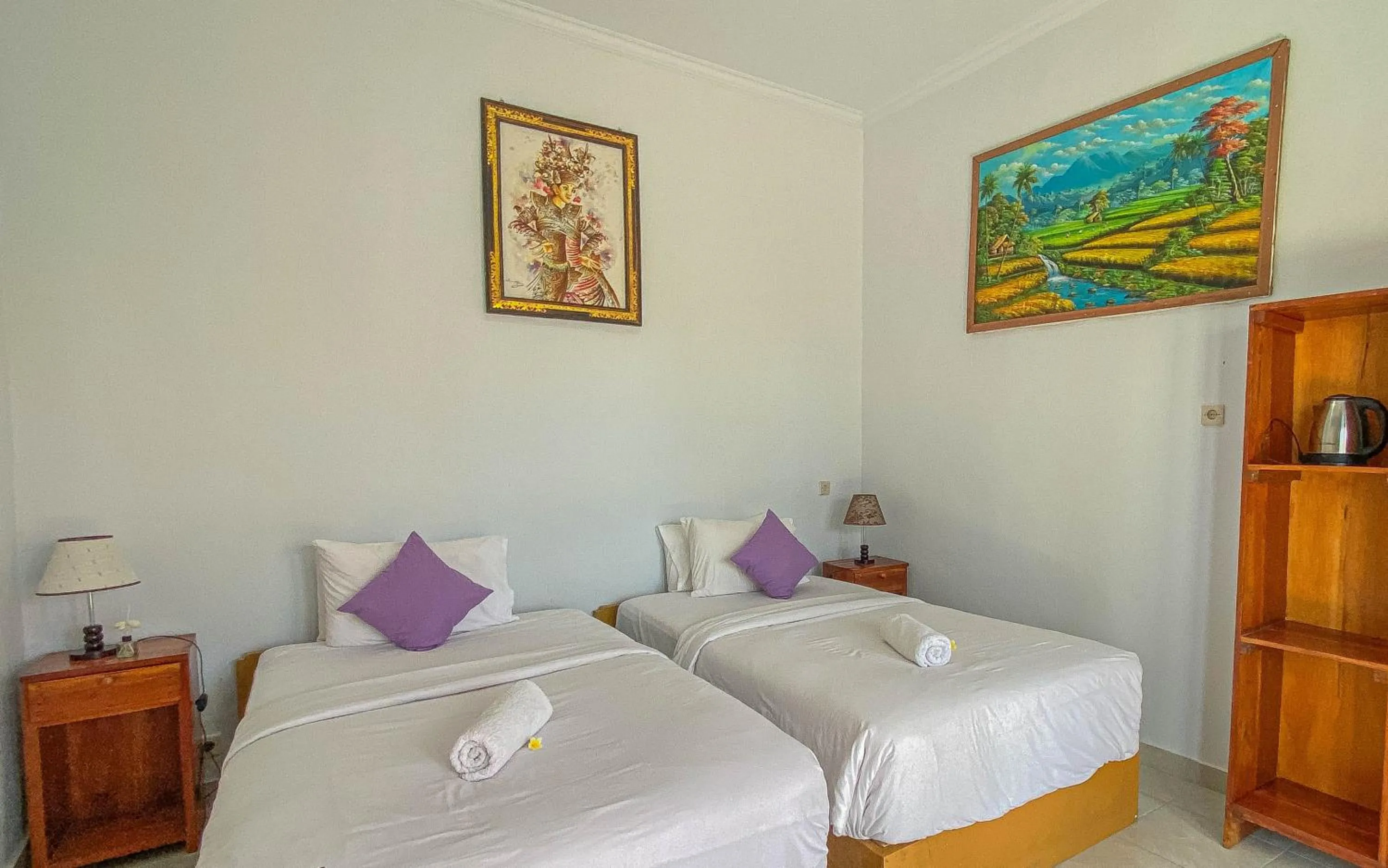 Bed in The Salang Guest House