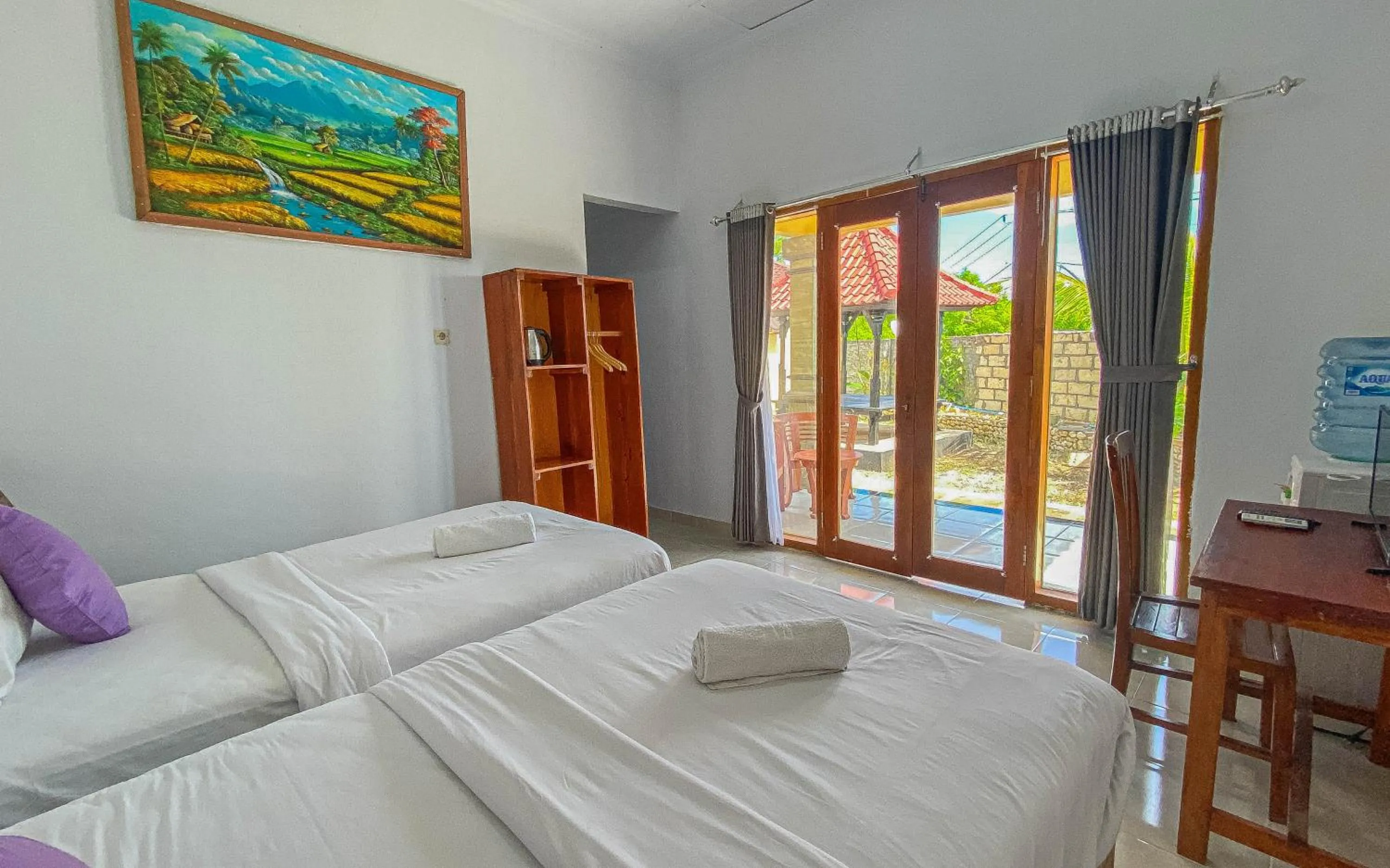 Bed in The Salang Guest House