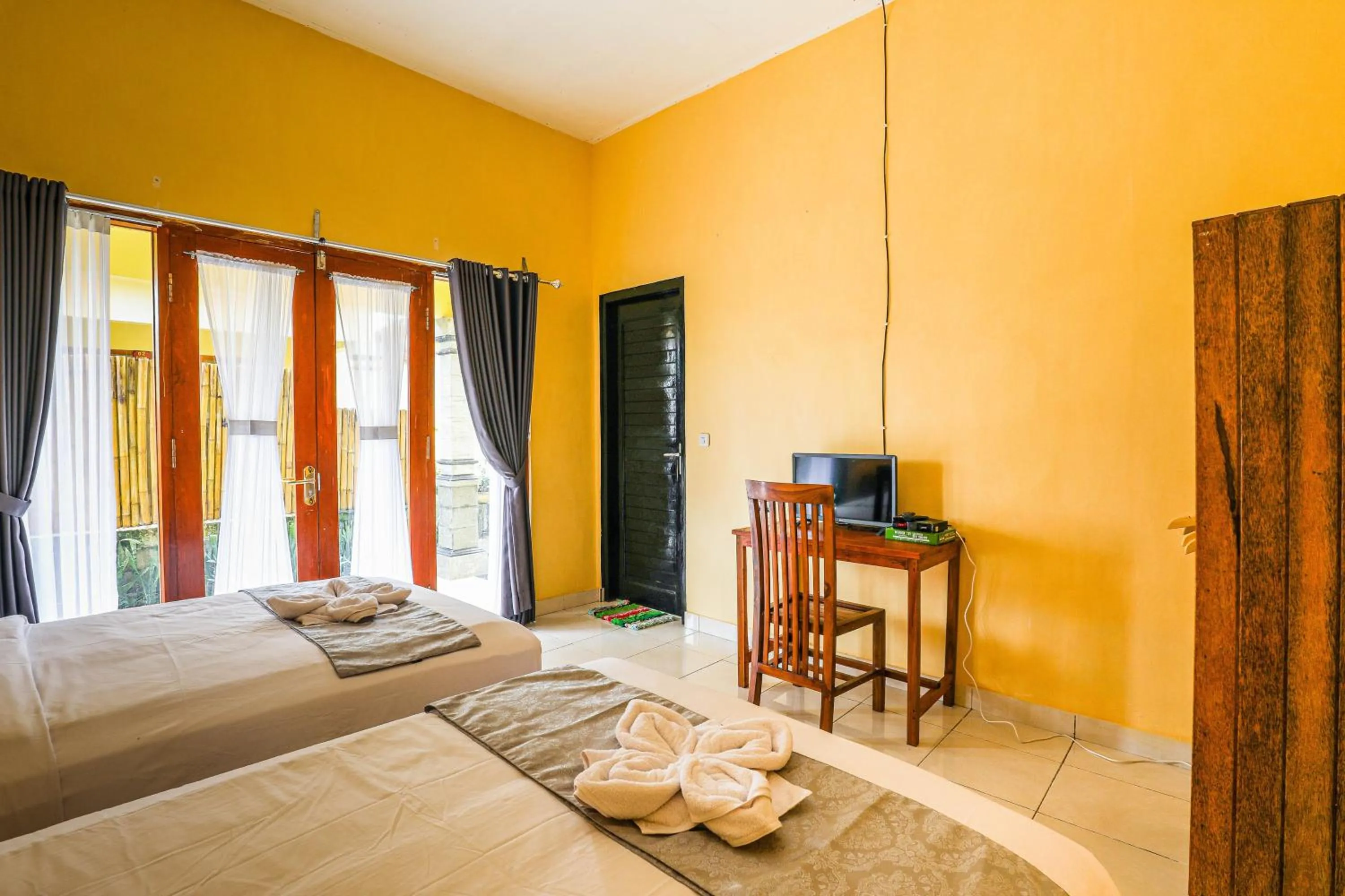 Bed in The Salang Guest House