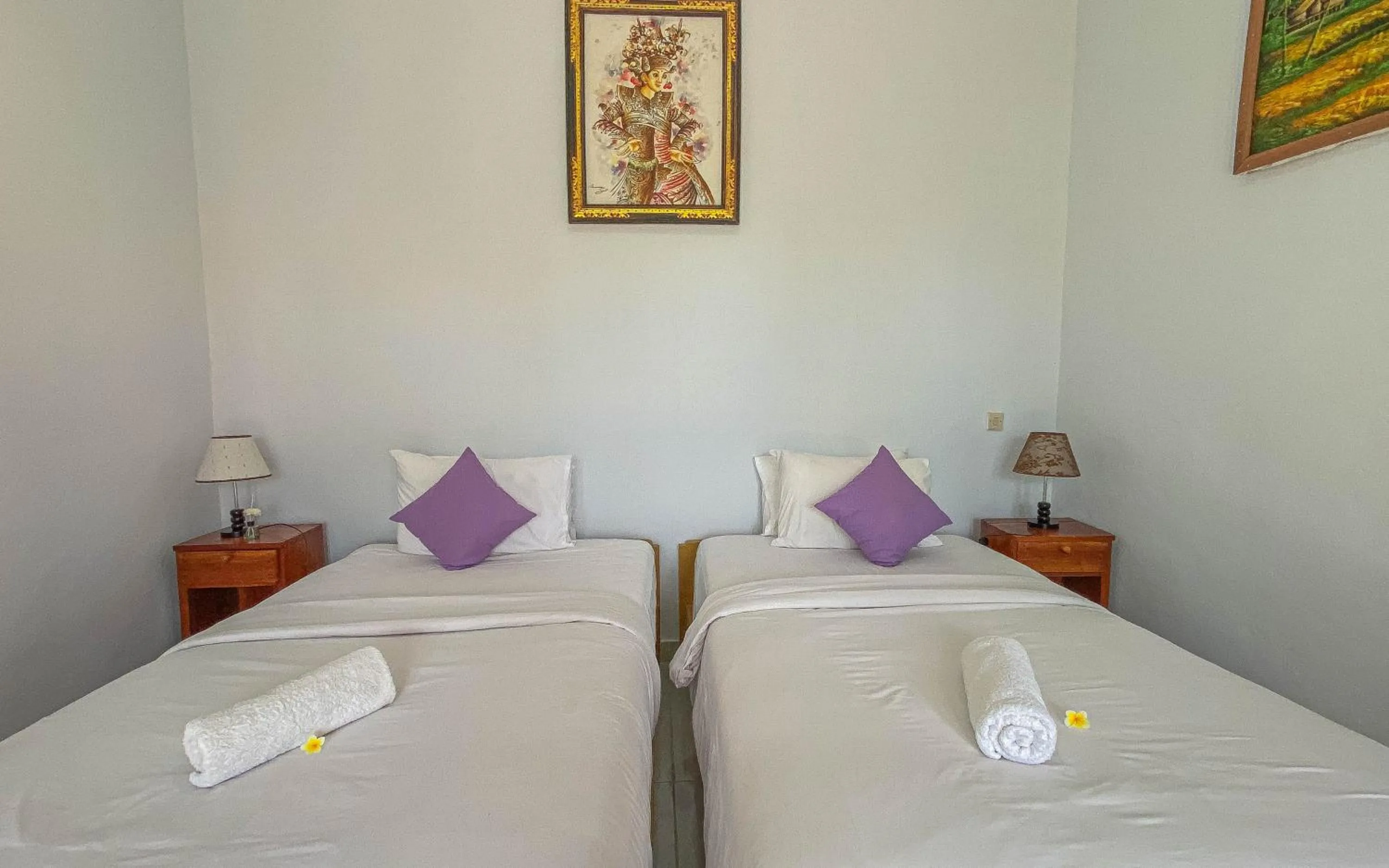 Bed in The Salang Guest House