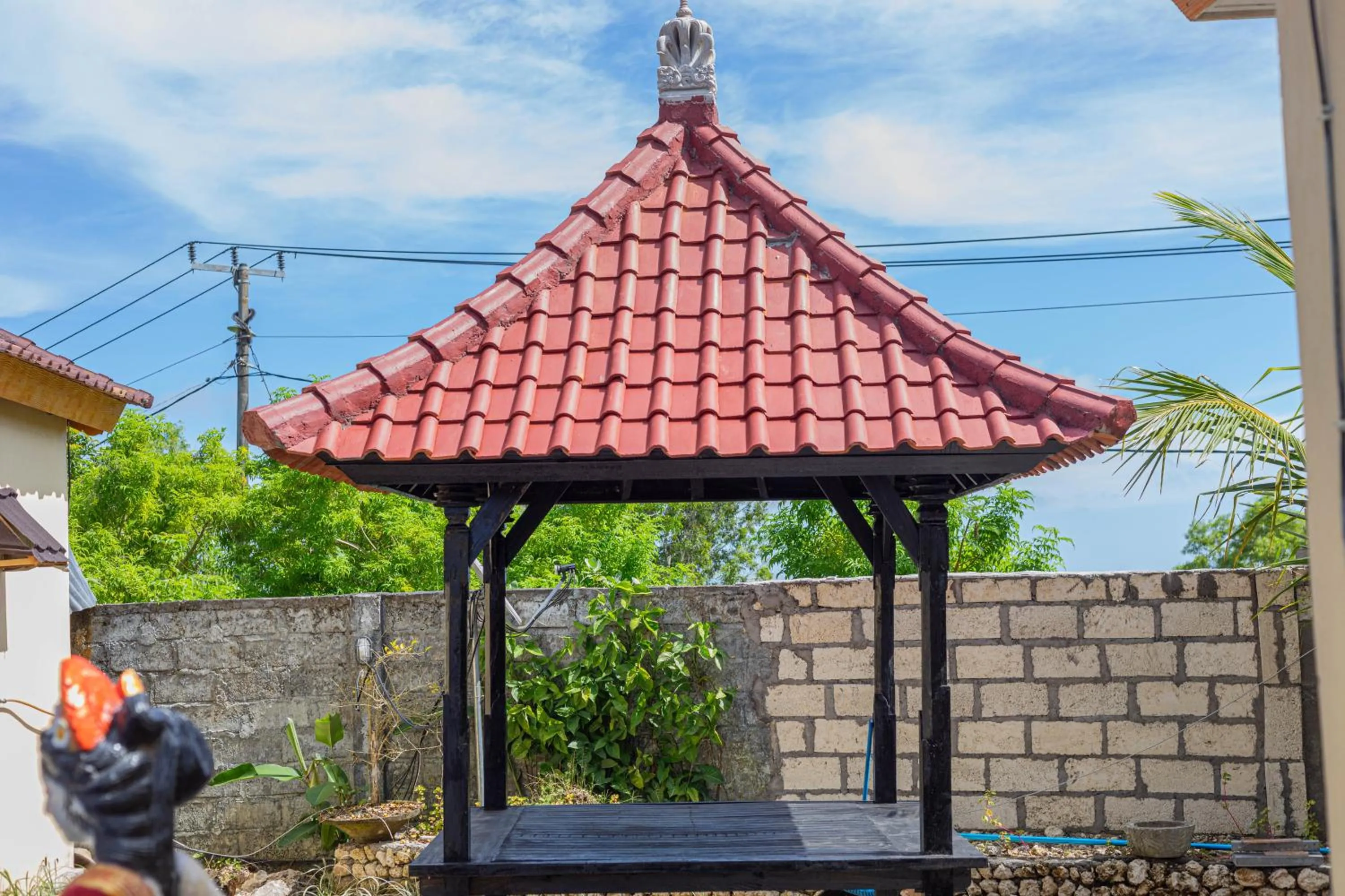 Patio in The Salang Guest House