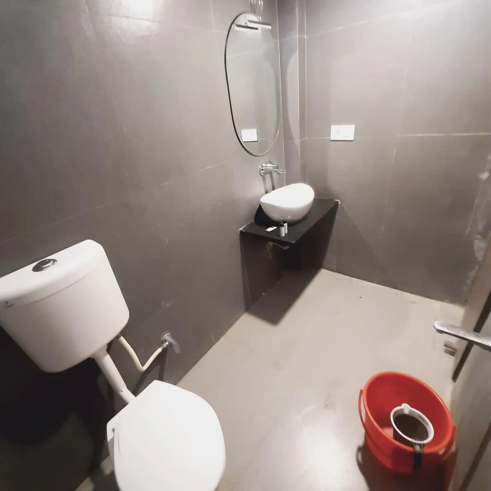 Toilet in Hotel Nisha Nest, Bhopal